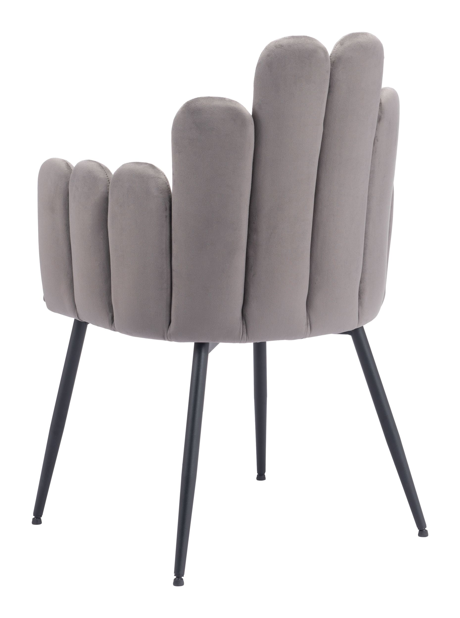 Noosa Velvet/Steel Dining Chair