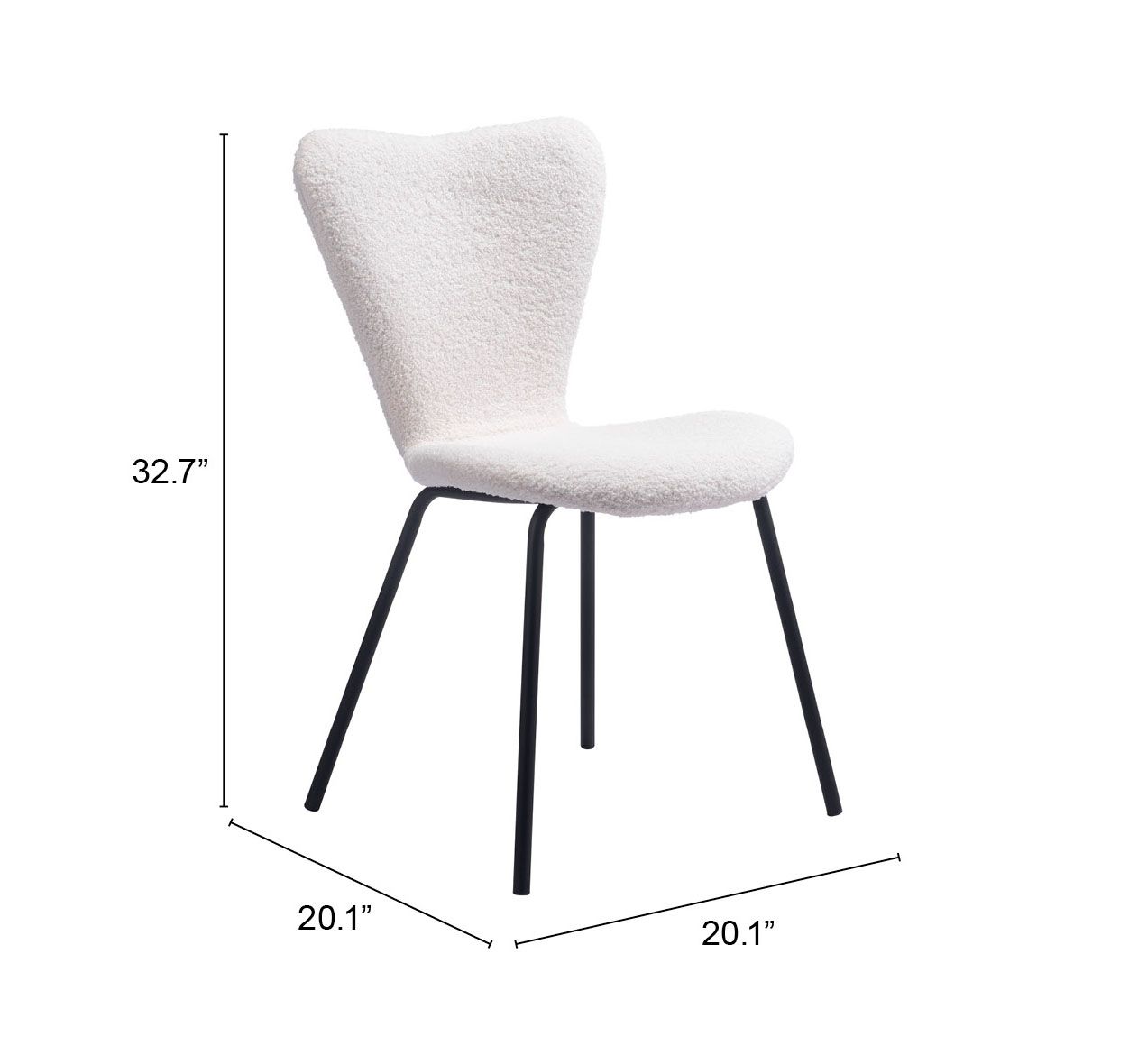 Thibideaux Polyester/Steel Dining Chair