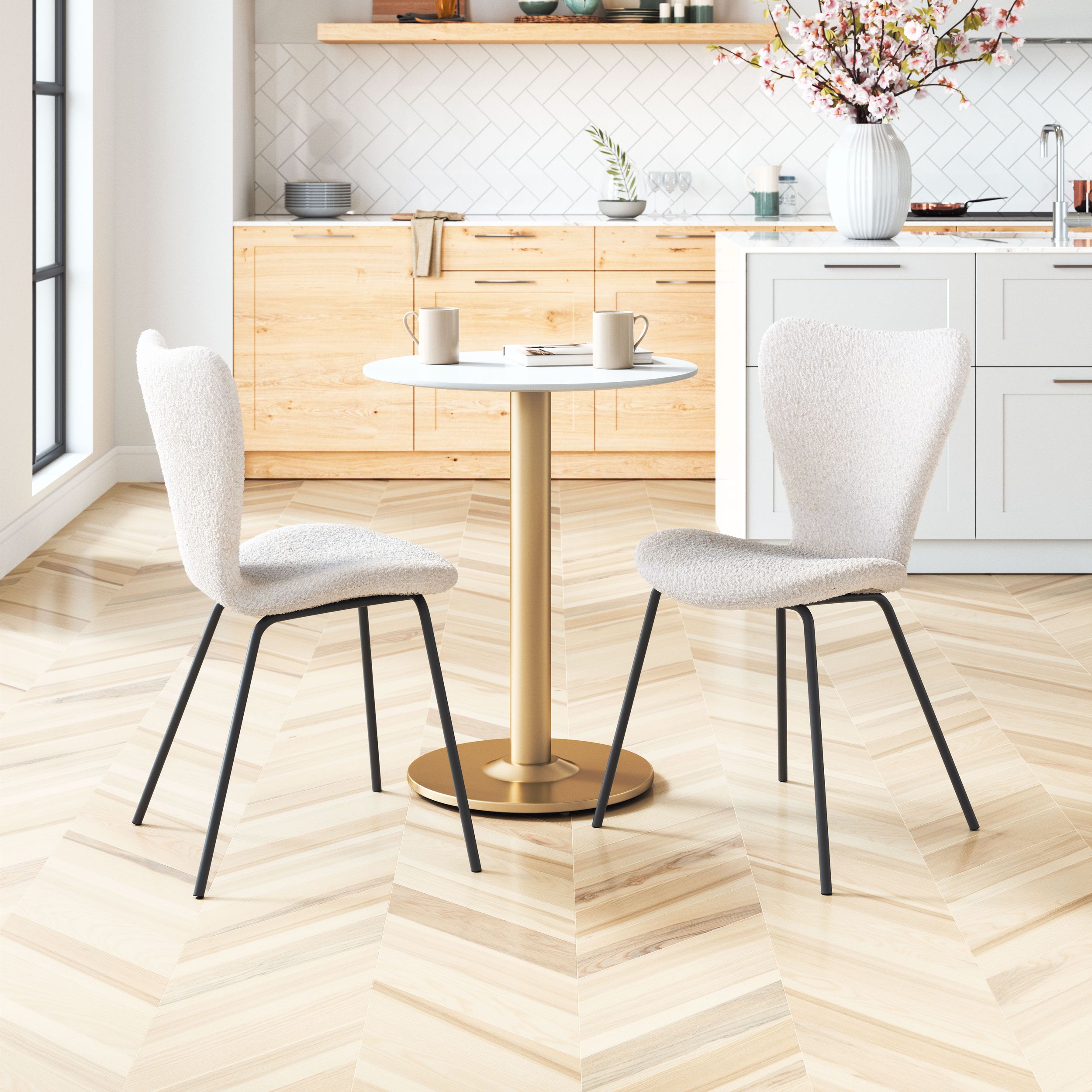 Thibideaux Polyester/Steel Dining Chair