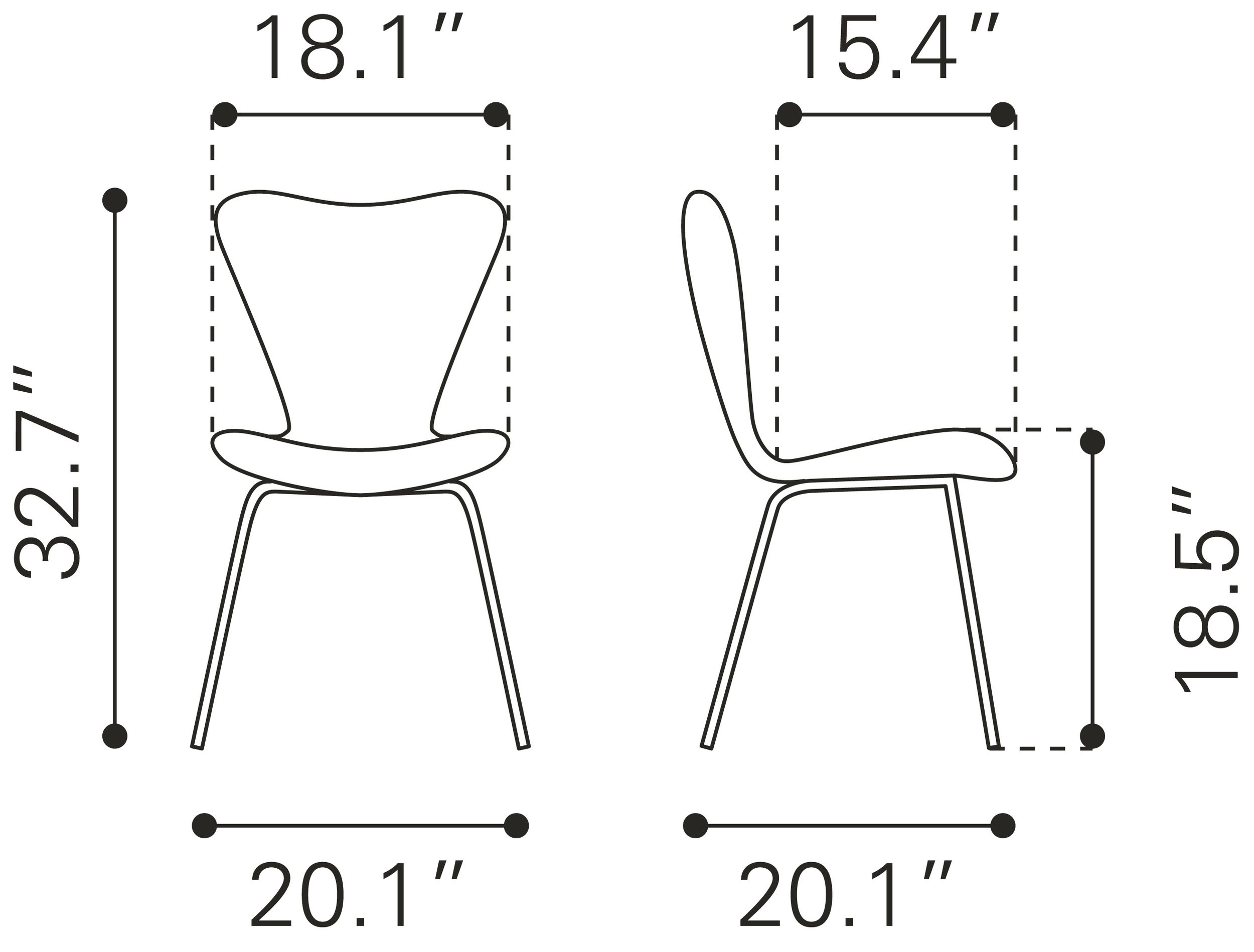 Thibideaux Polyester/Steel Dining Chair