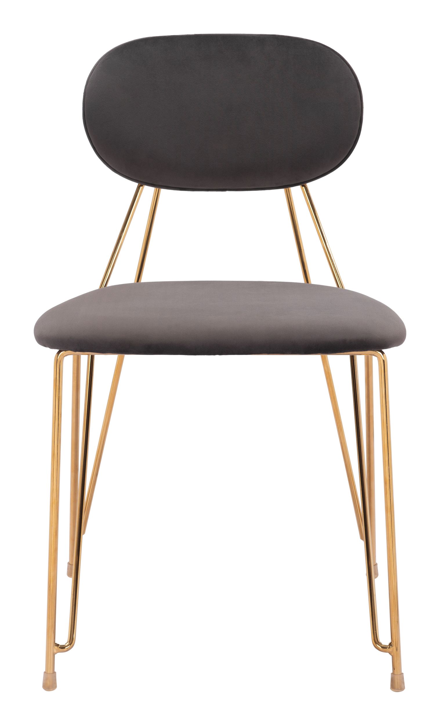 Georges Velvet/Steel Dining Chair