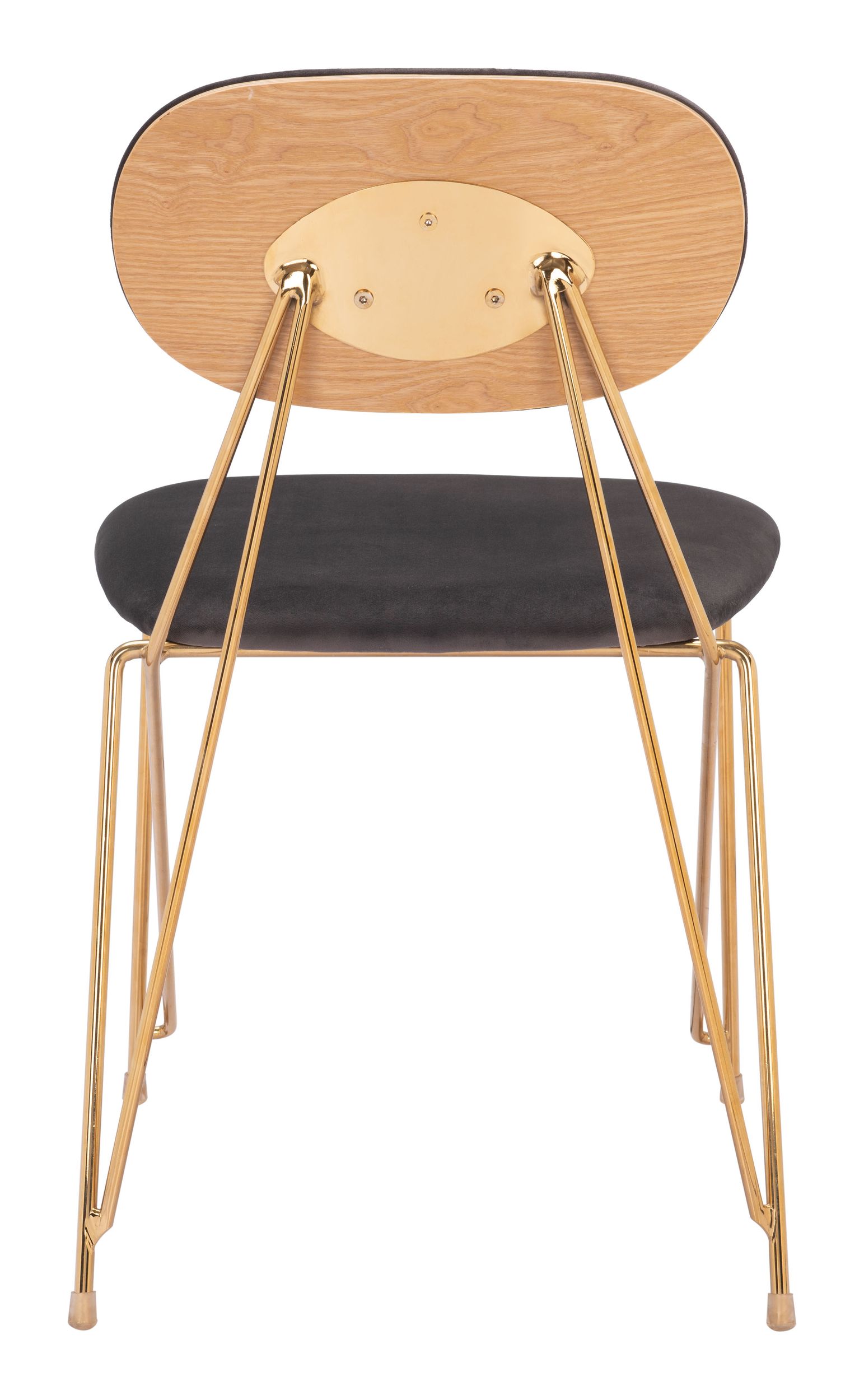 Georges Velvet/Steel Dining Chair