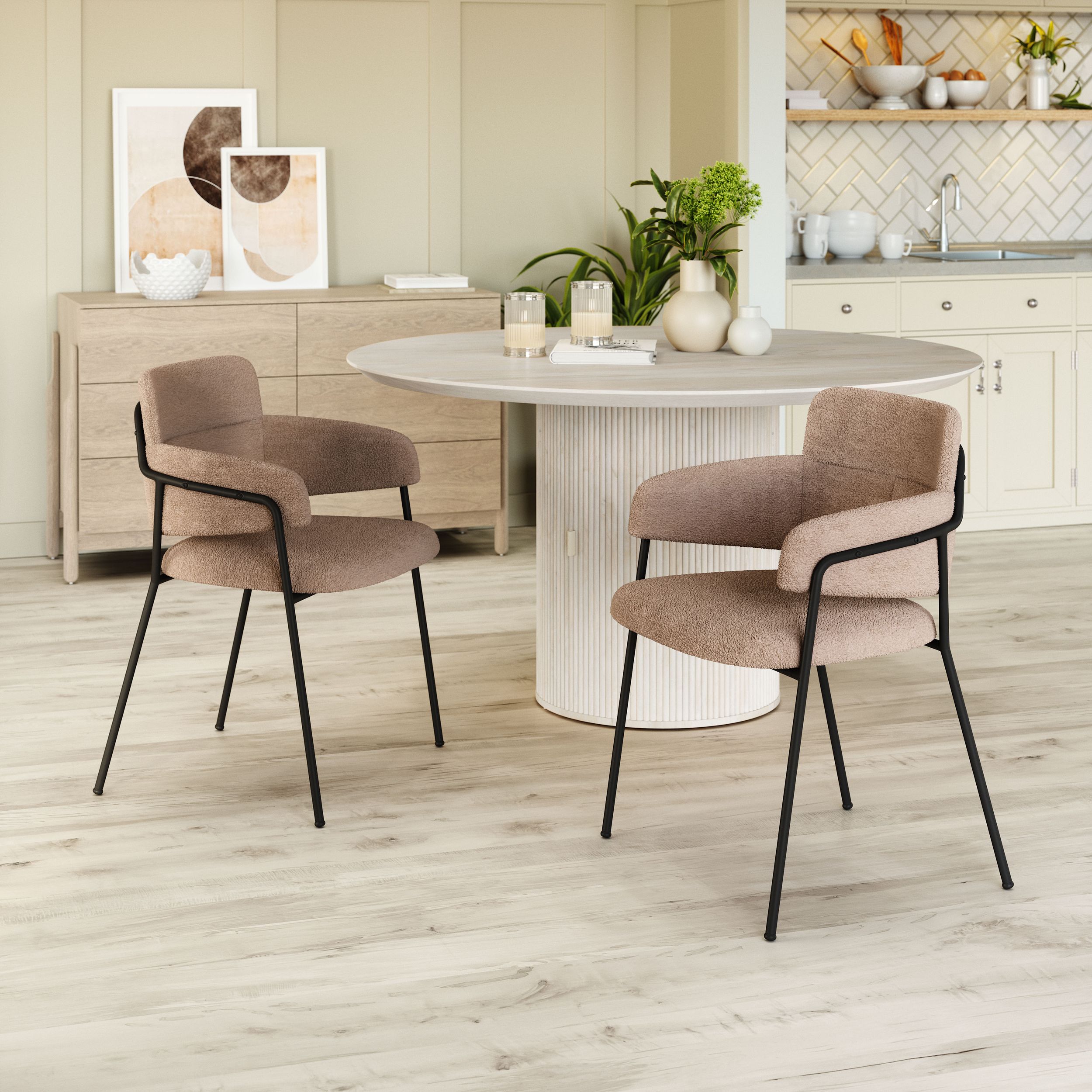 Marcel Polyester/Steel Dining Chair