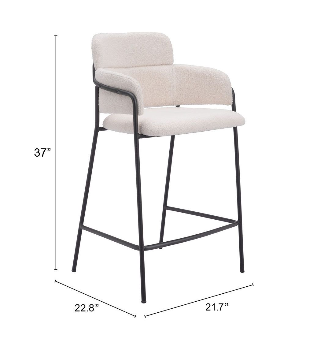 Marcel Polyester/Steel Counter Stool