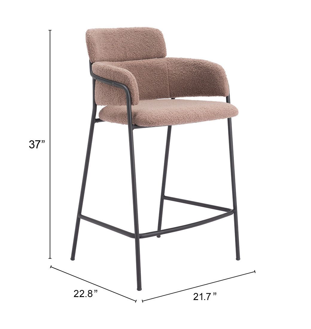 Marcel Polyester/Steel Counter Stool