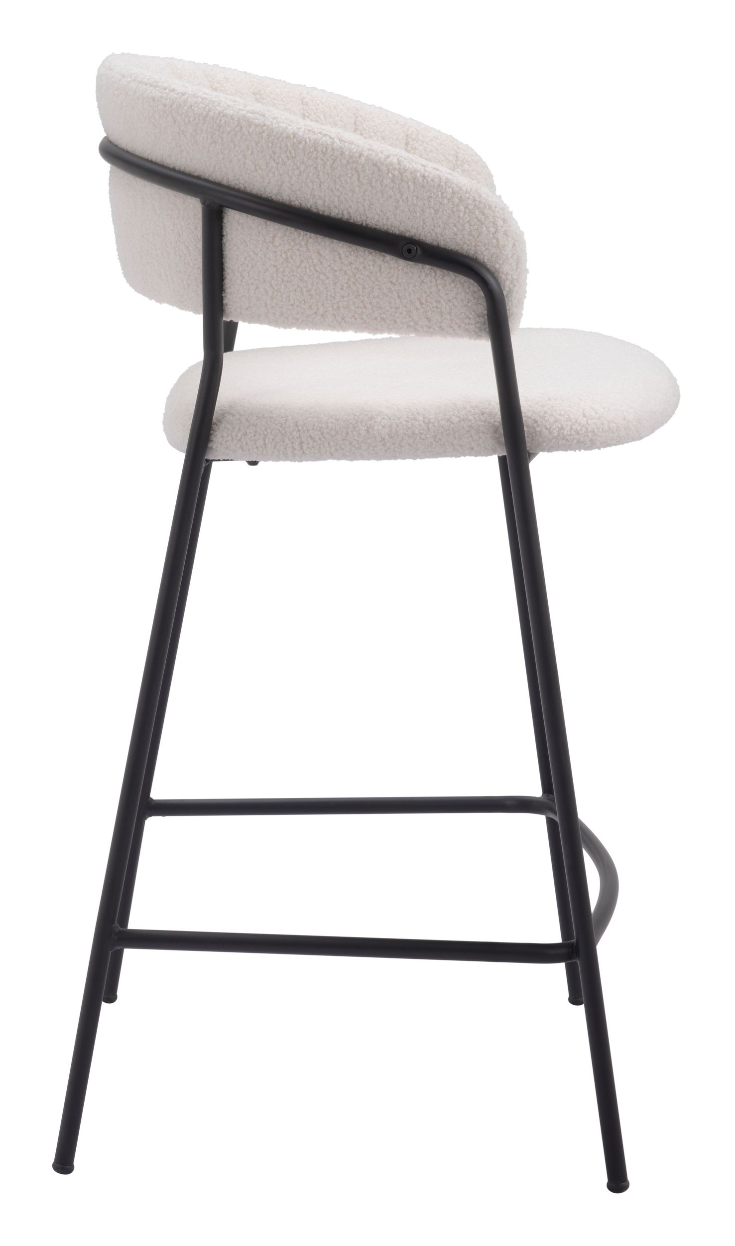 Josephine Polyester/Steel Counter Stool