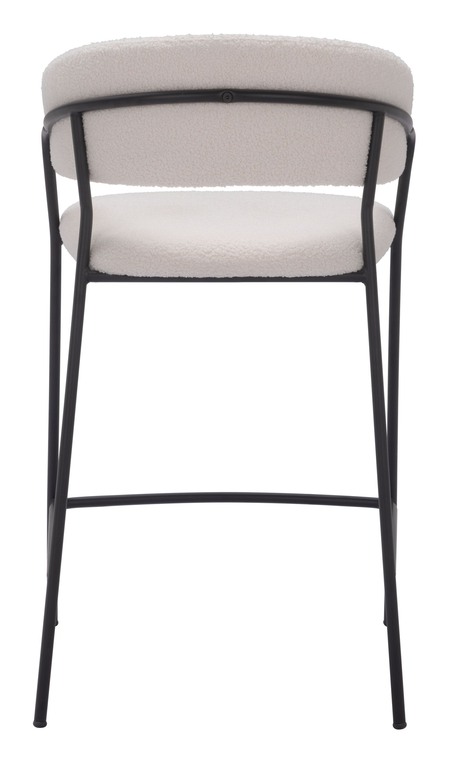 Josephine Polyester/Steel Counter Stool