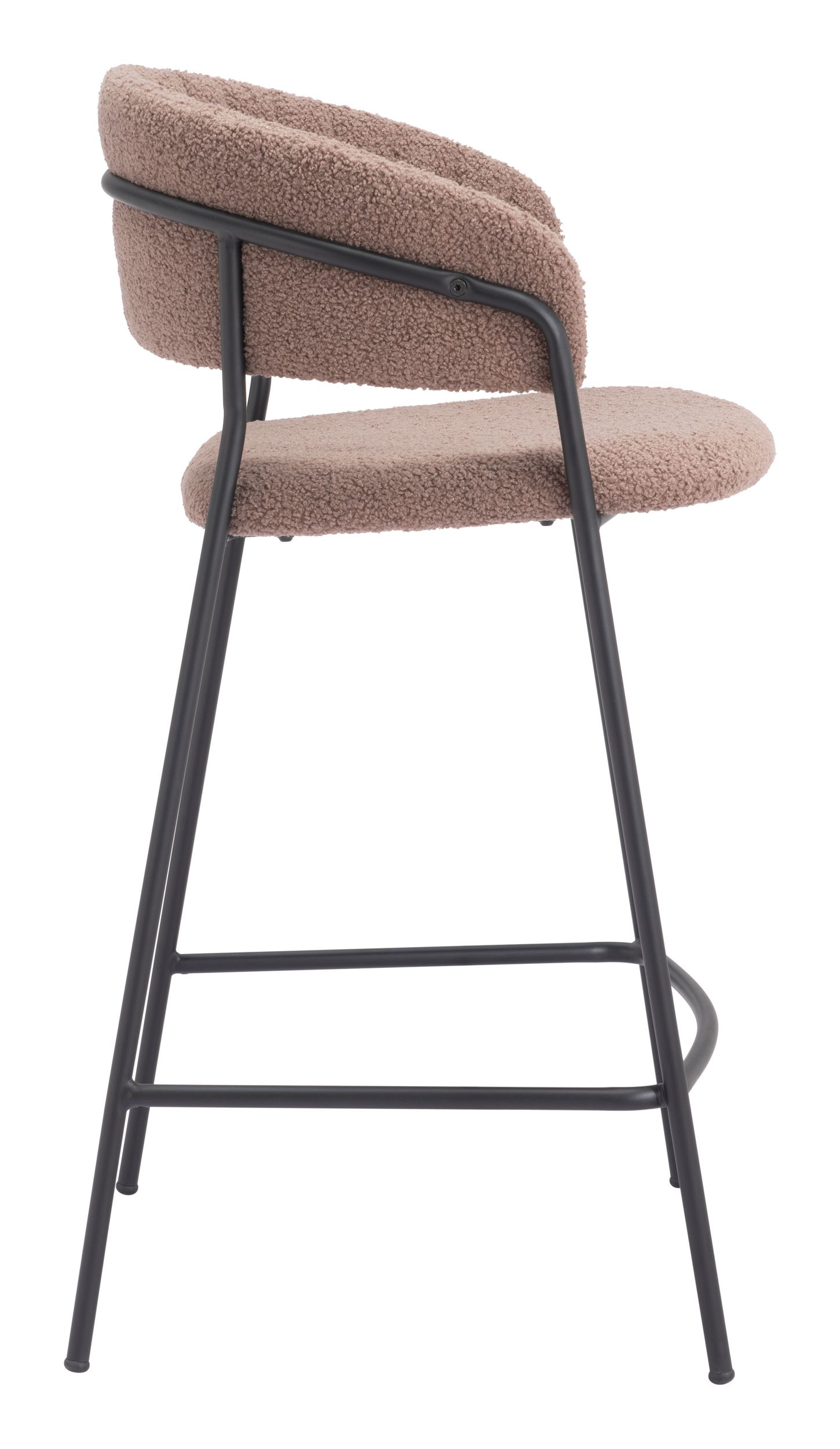 Josephine Polyester/Steel Counter Stool