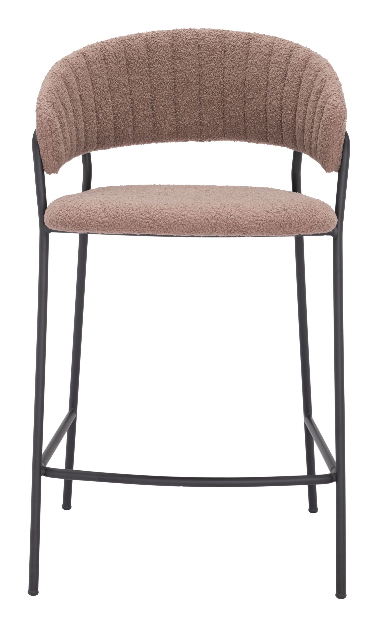 Josephine Polyester/Steel Counter Stool