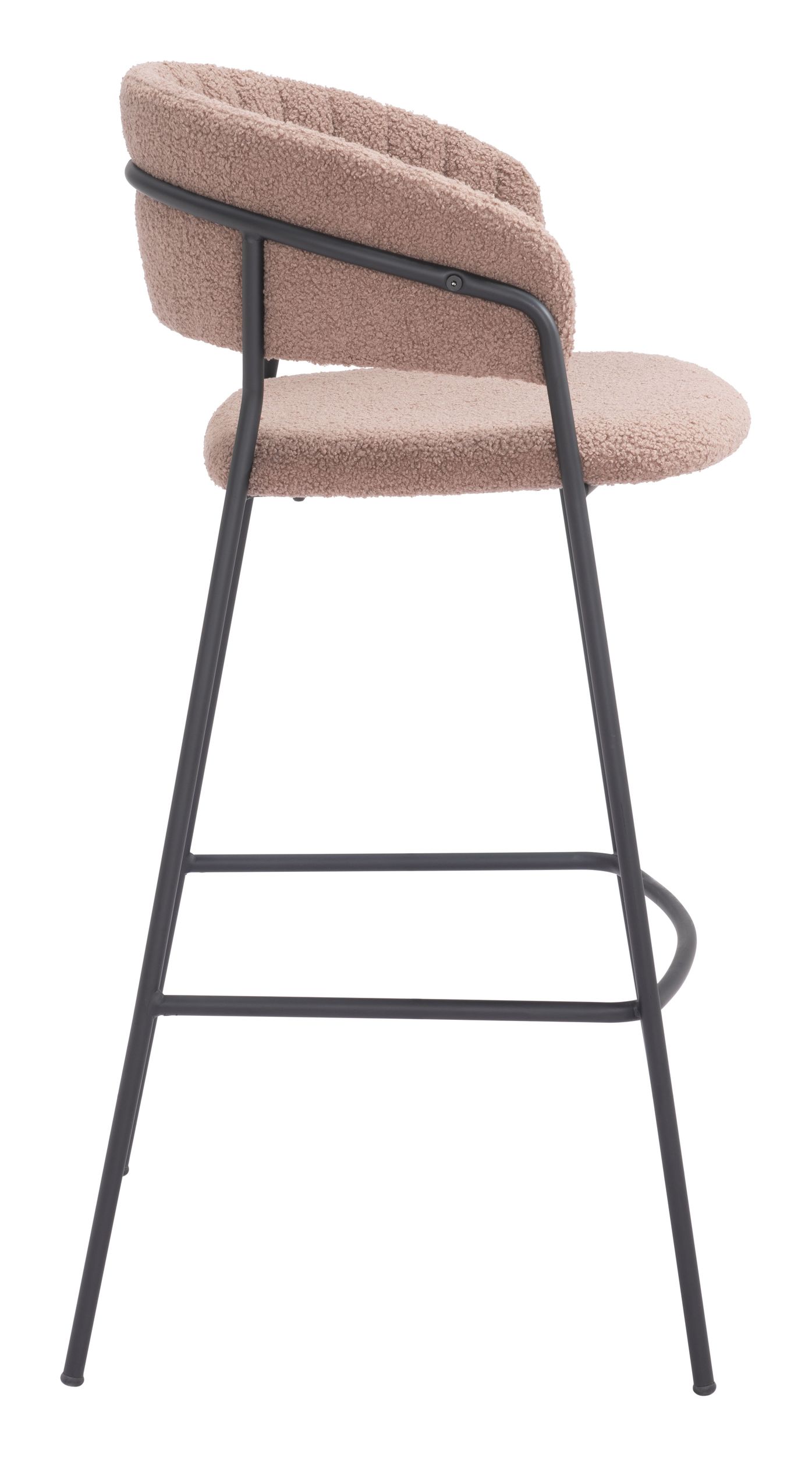 Josephine Polyester/Steel Barstool