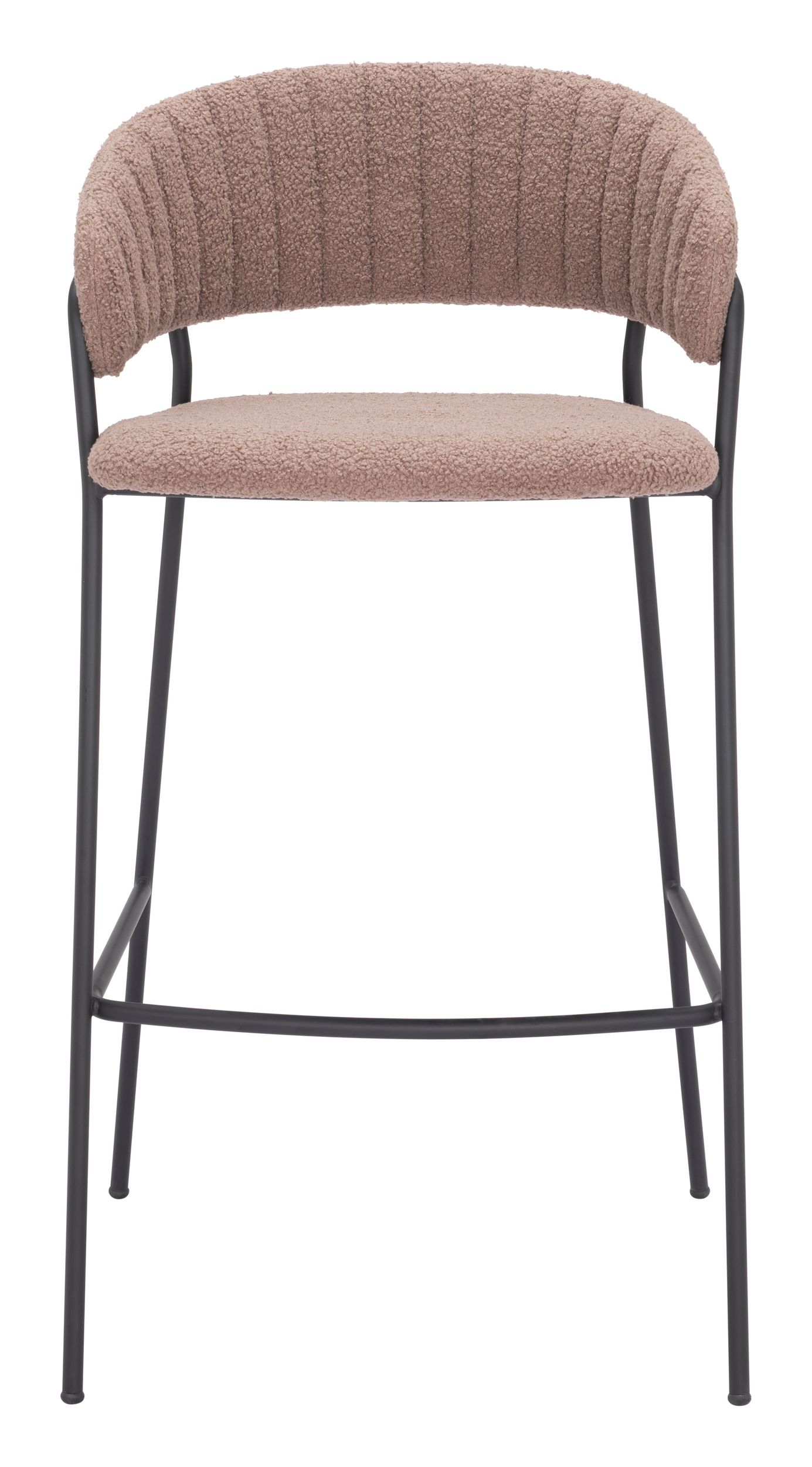 Josephine Polyester/Steel Barstool