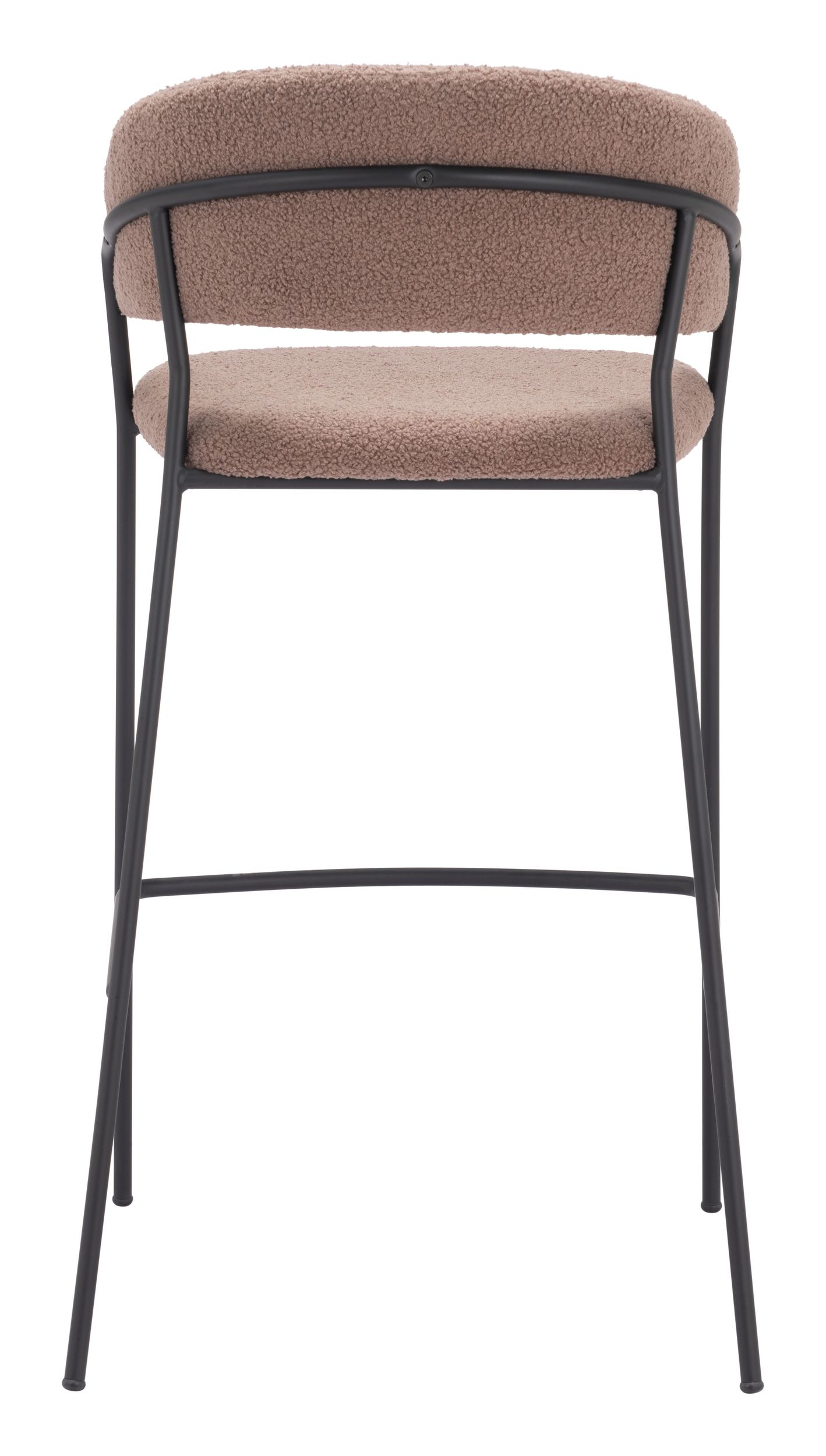 Josephine Polyester/Steel Barstool
