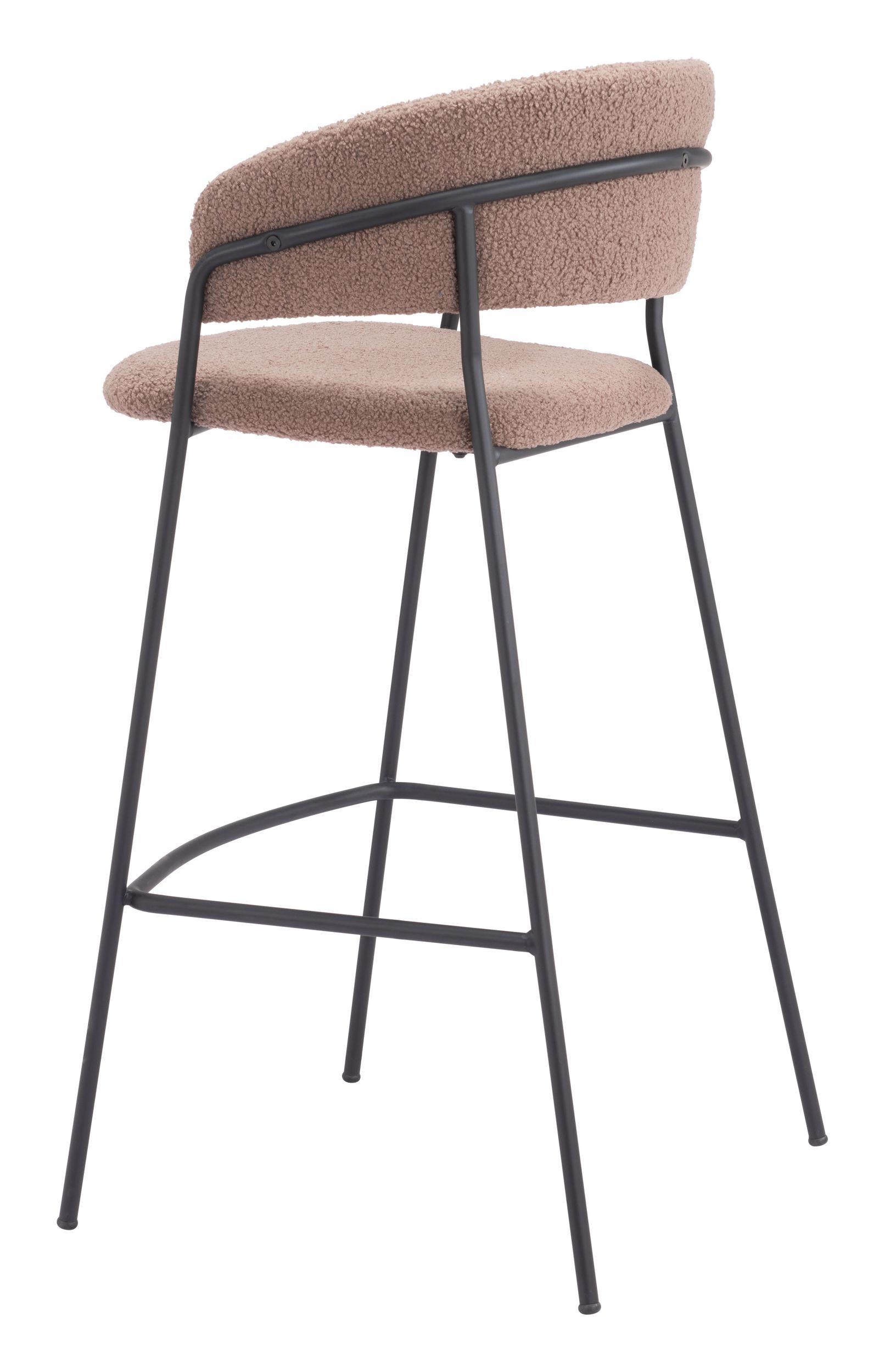 Josephine Polyester/Steel Barstool