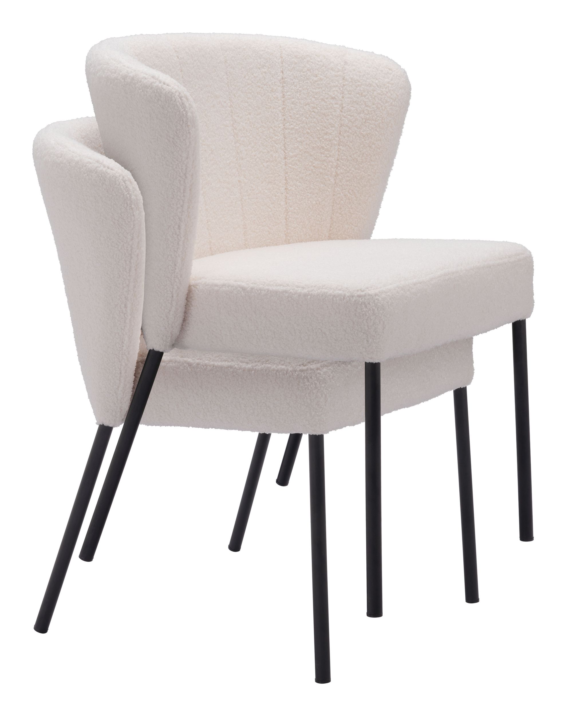 Aimee Fabric/Steel Dining Chair