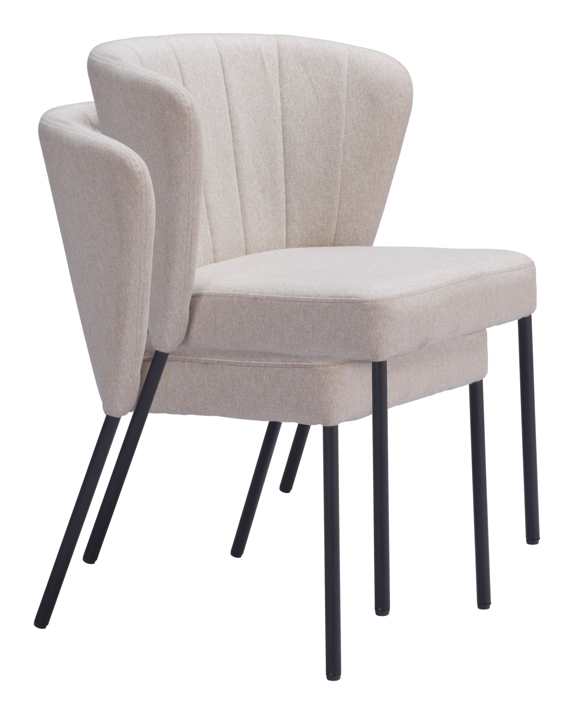 Aimee Polyester/Steel Dining Chair
