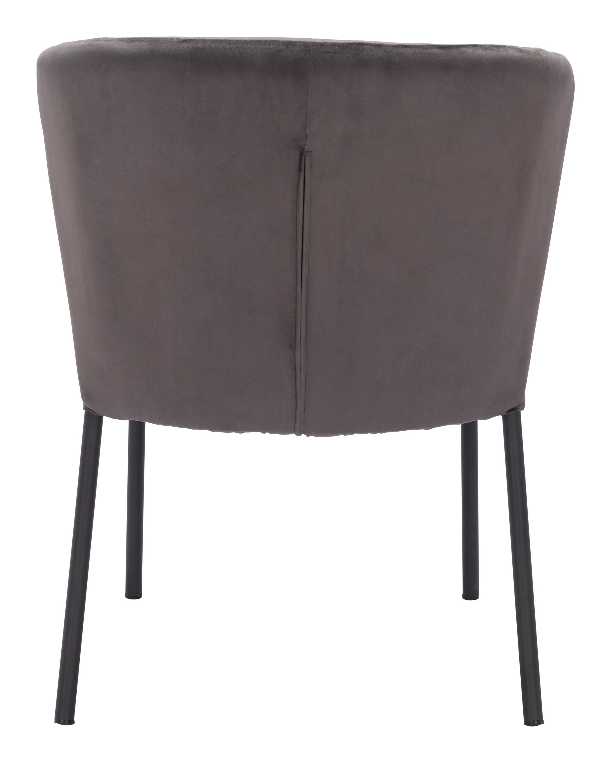 Aimee Velvet/Steel Dining Chair