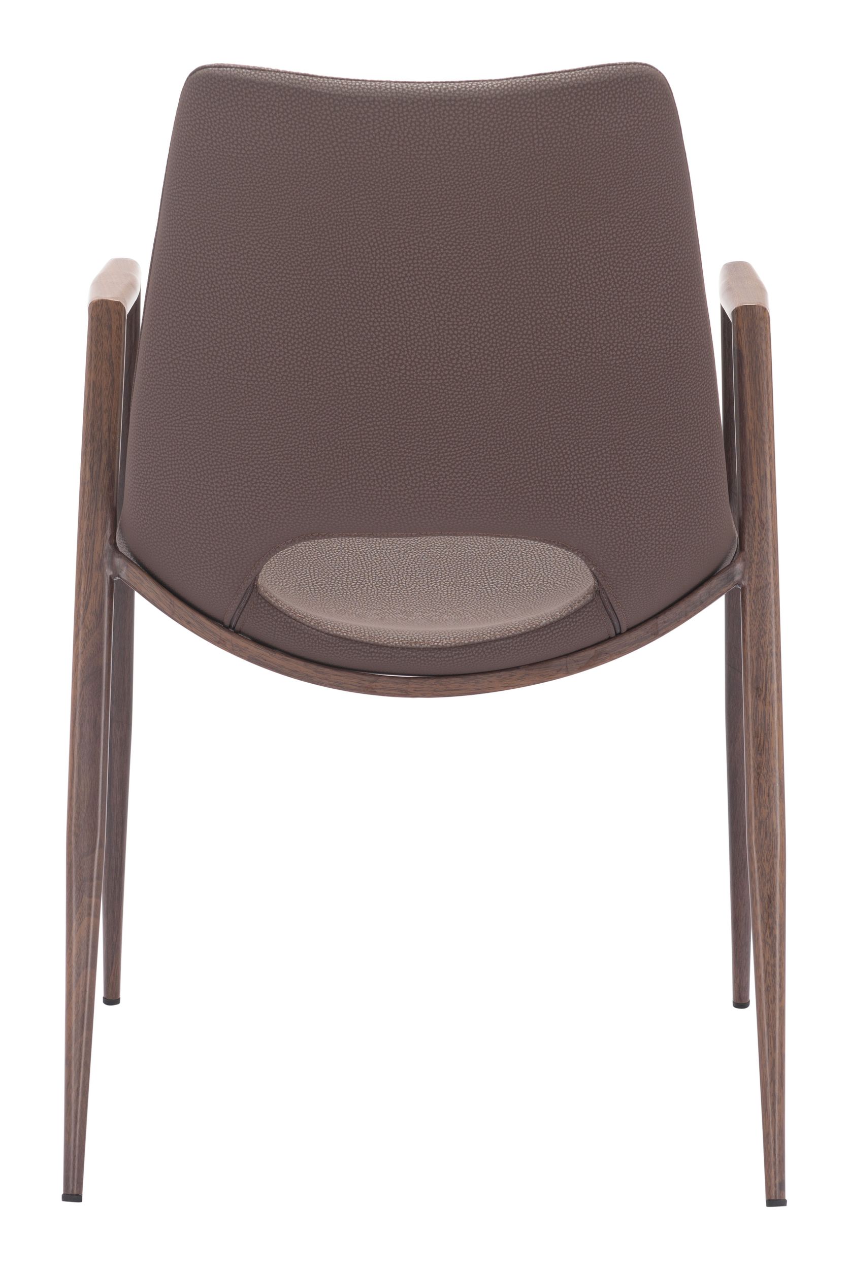 Desi Faux Leather/Steel Dining Chair