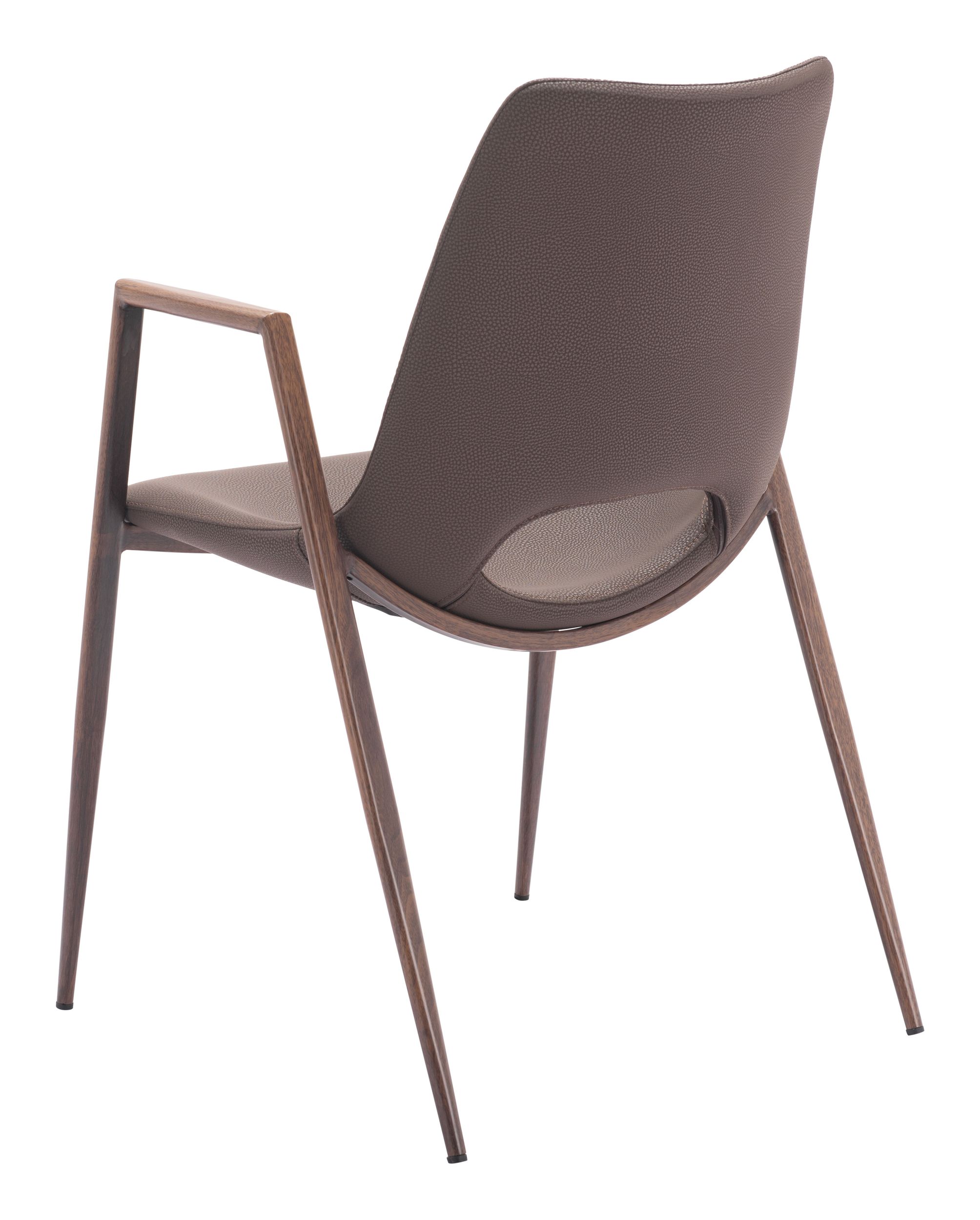 Desi Faux Leather/Steel Dining Chair