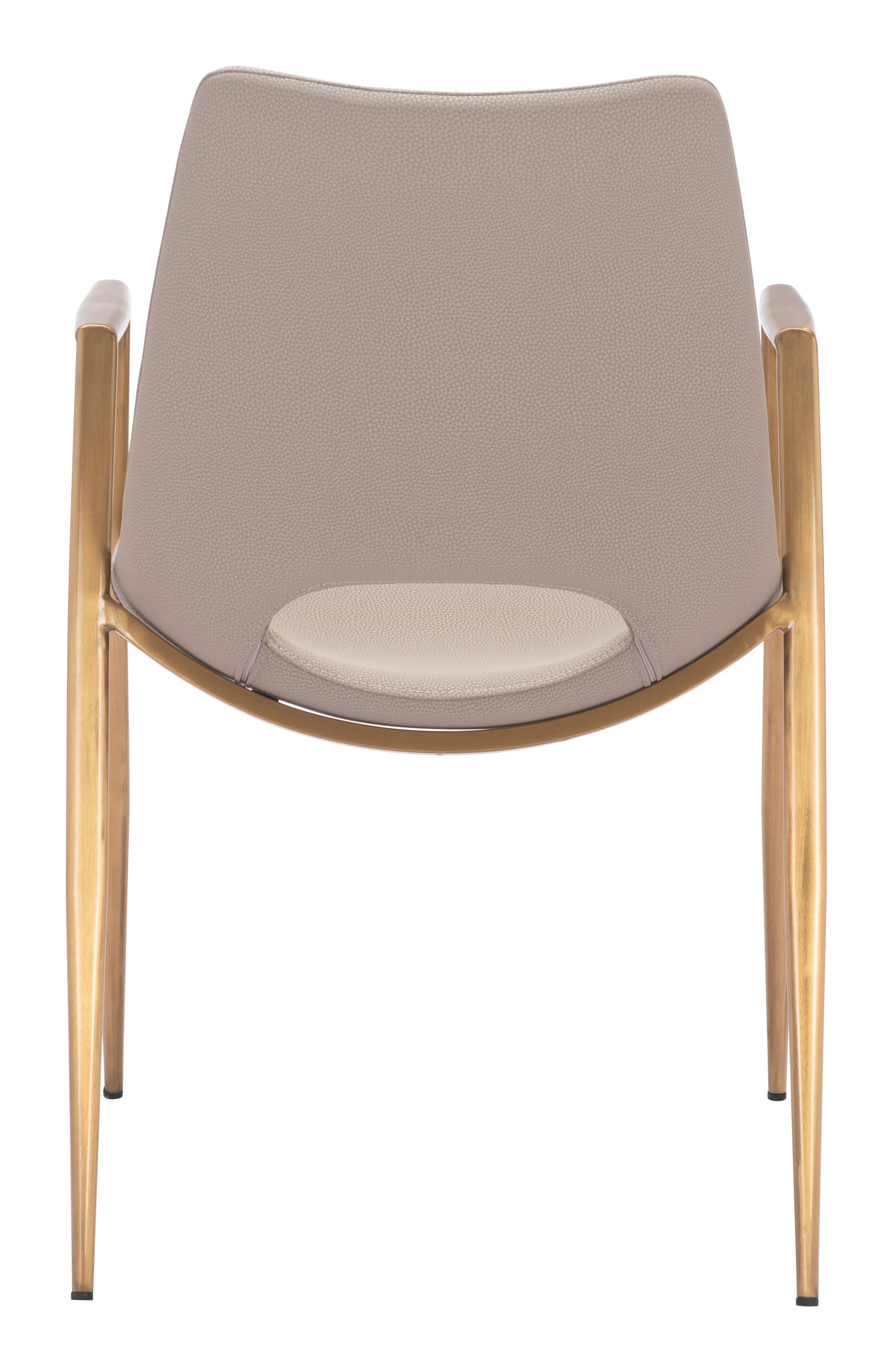 Desi Faux Leather/Steel Dining Chair