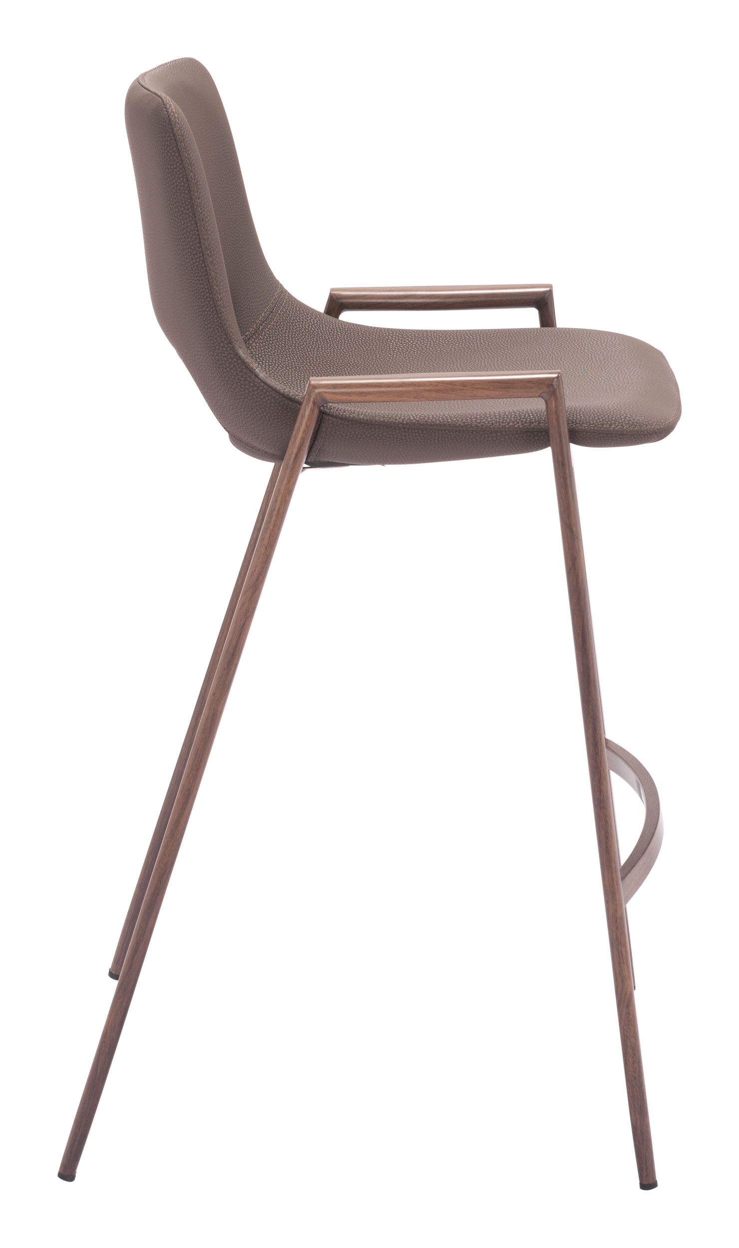 Desi Faux Leather/Steel Counter Stool