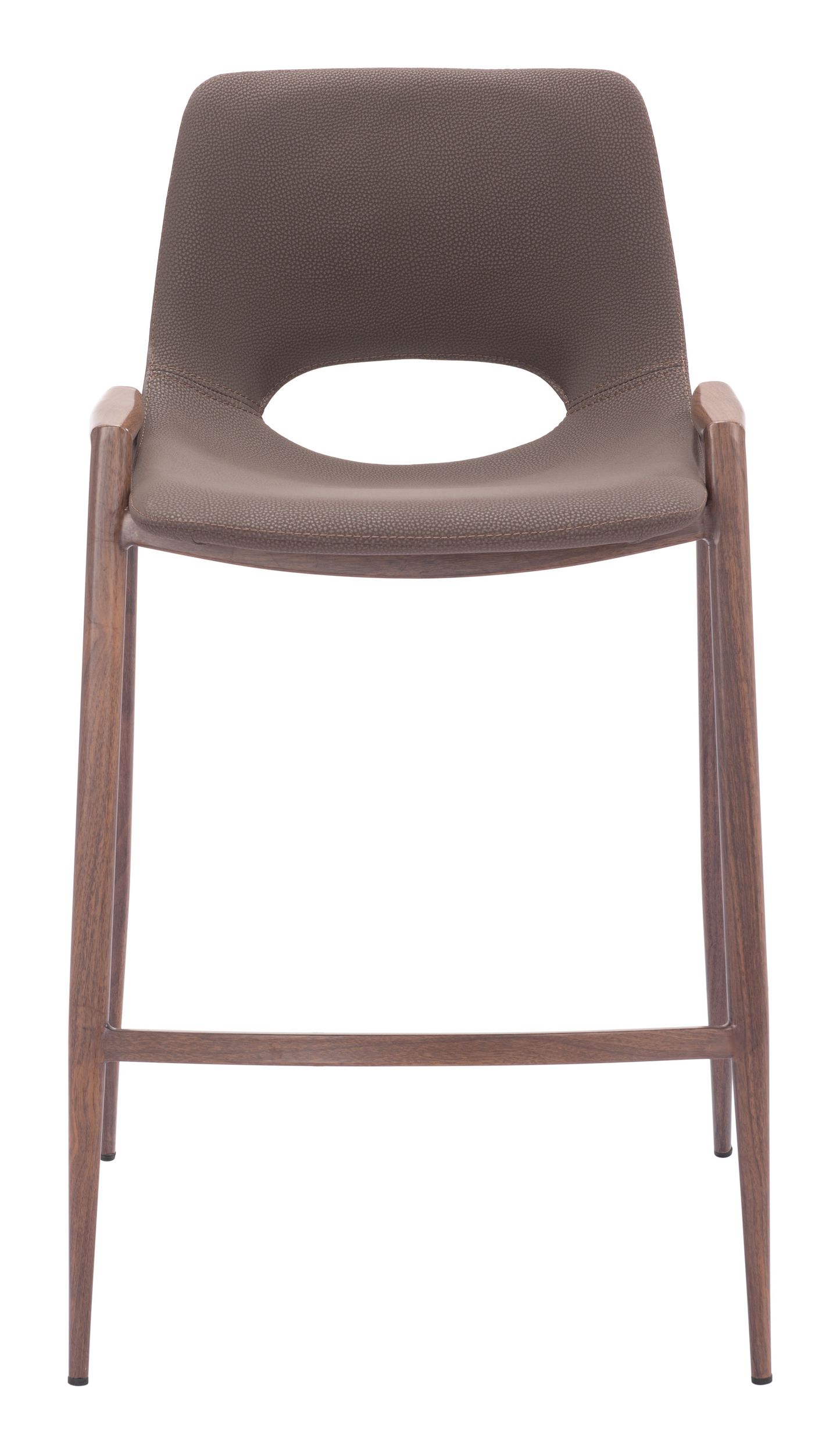 Desi Faux Leather/Steel Counter Stool