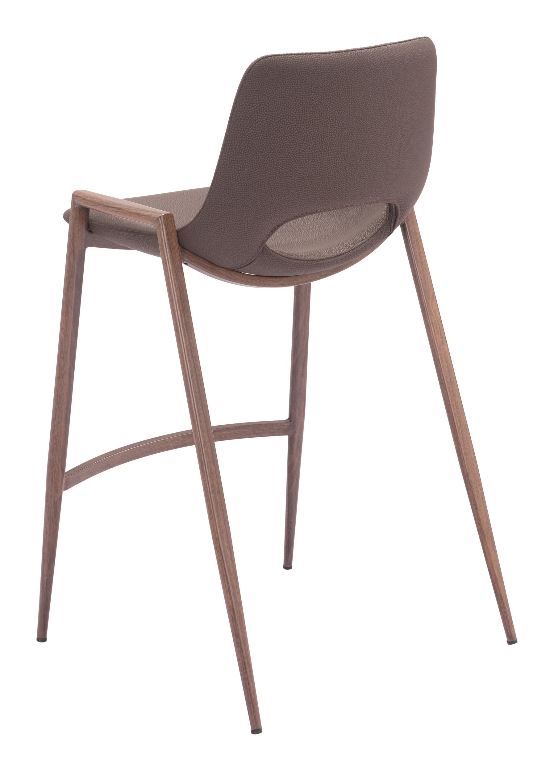 Desi Faux Leather/Steel Counter Stool