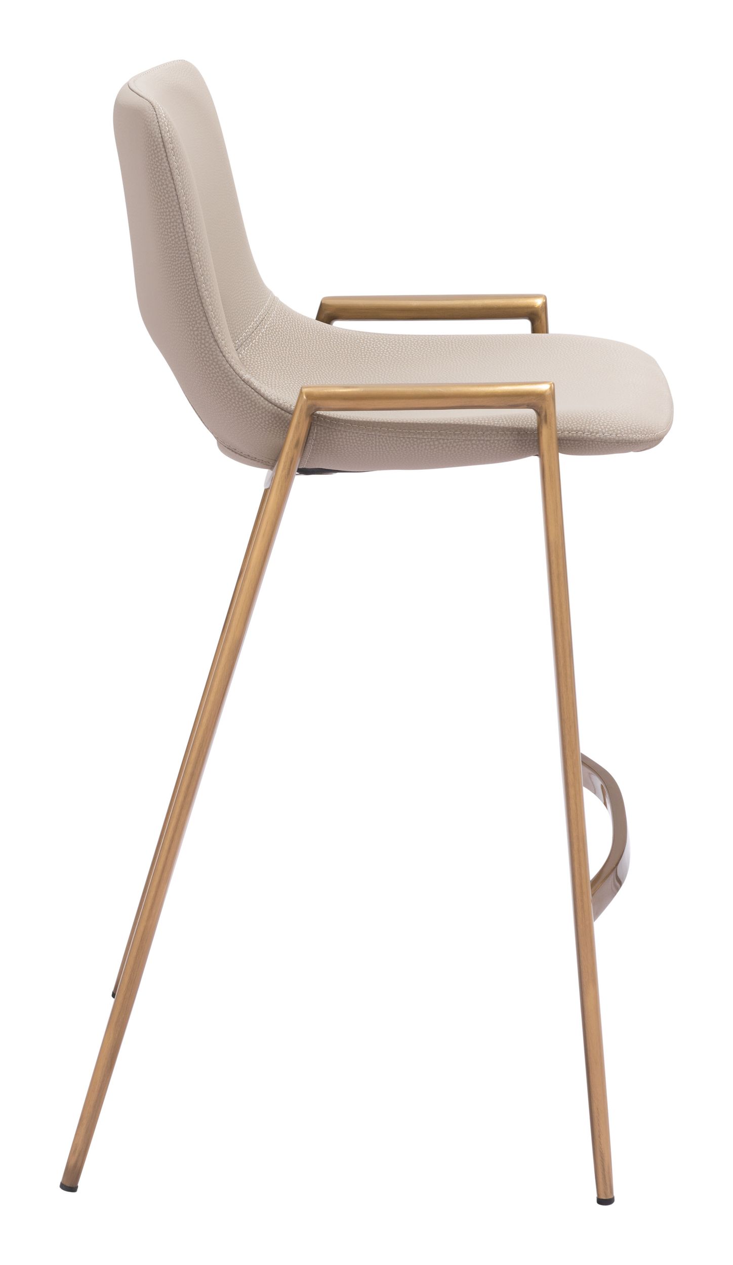 Desi Faux Leather/Steel Counter Stool