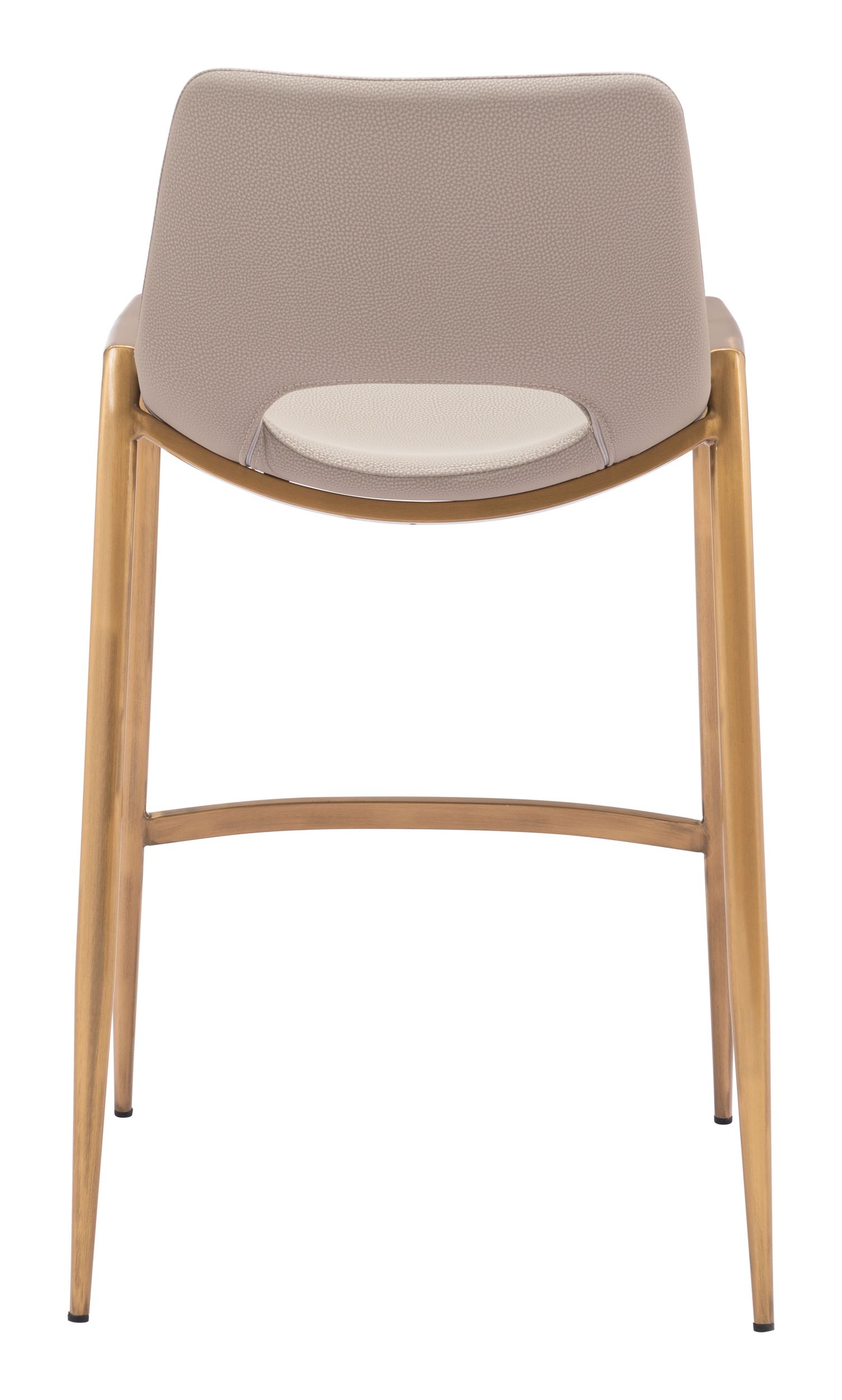 Desi Faux Leather/Steel Counter Stool