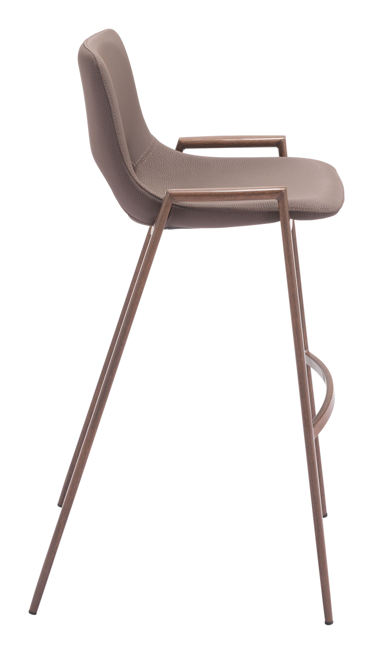 Desi Faux Leather/Steel Barstool