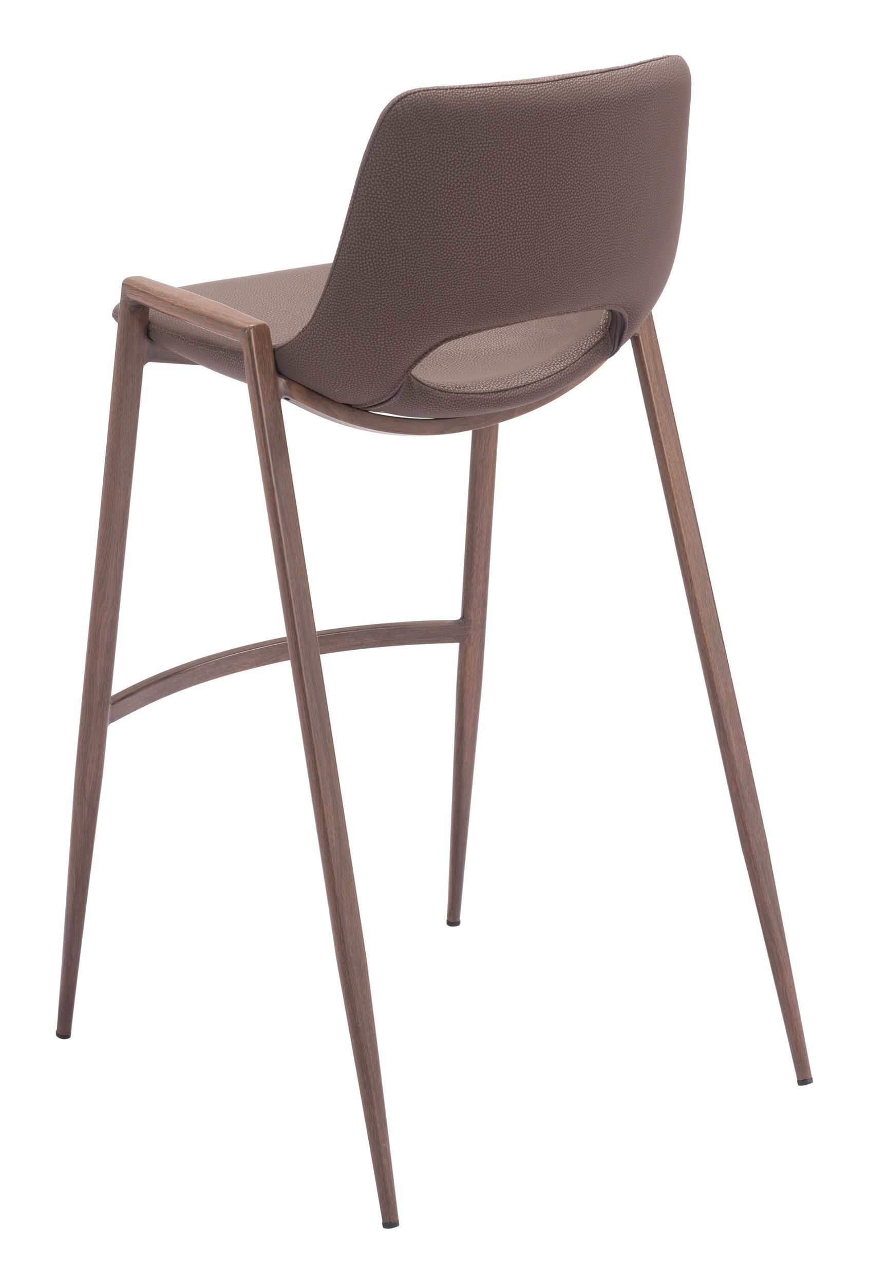 Desi Faux Leather/Steel Barstool