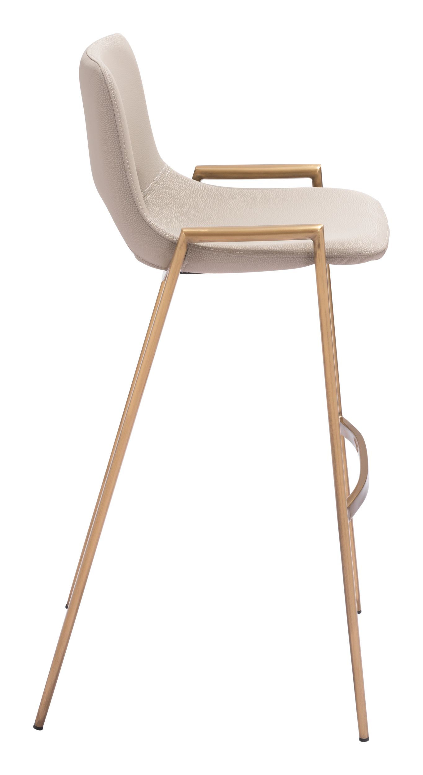 Desi Faux Leather/Steel Barstool