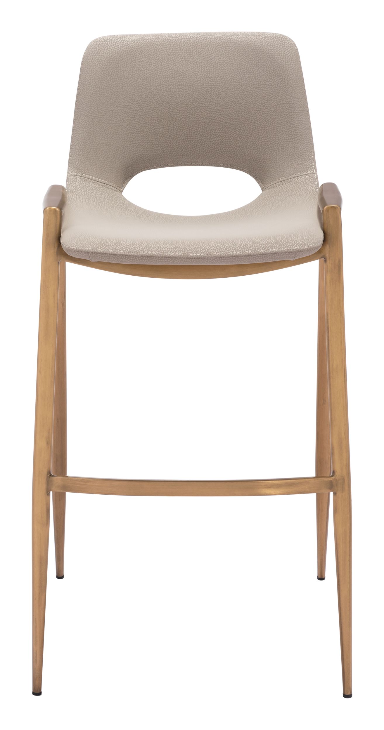 Desi Faux Leather/Steel Barstool