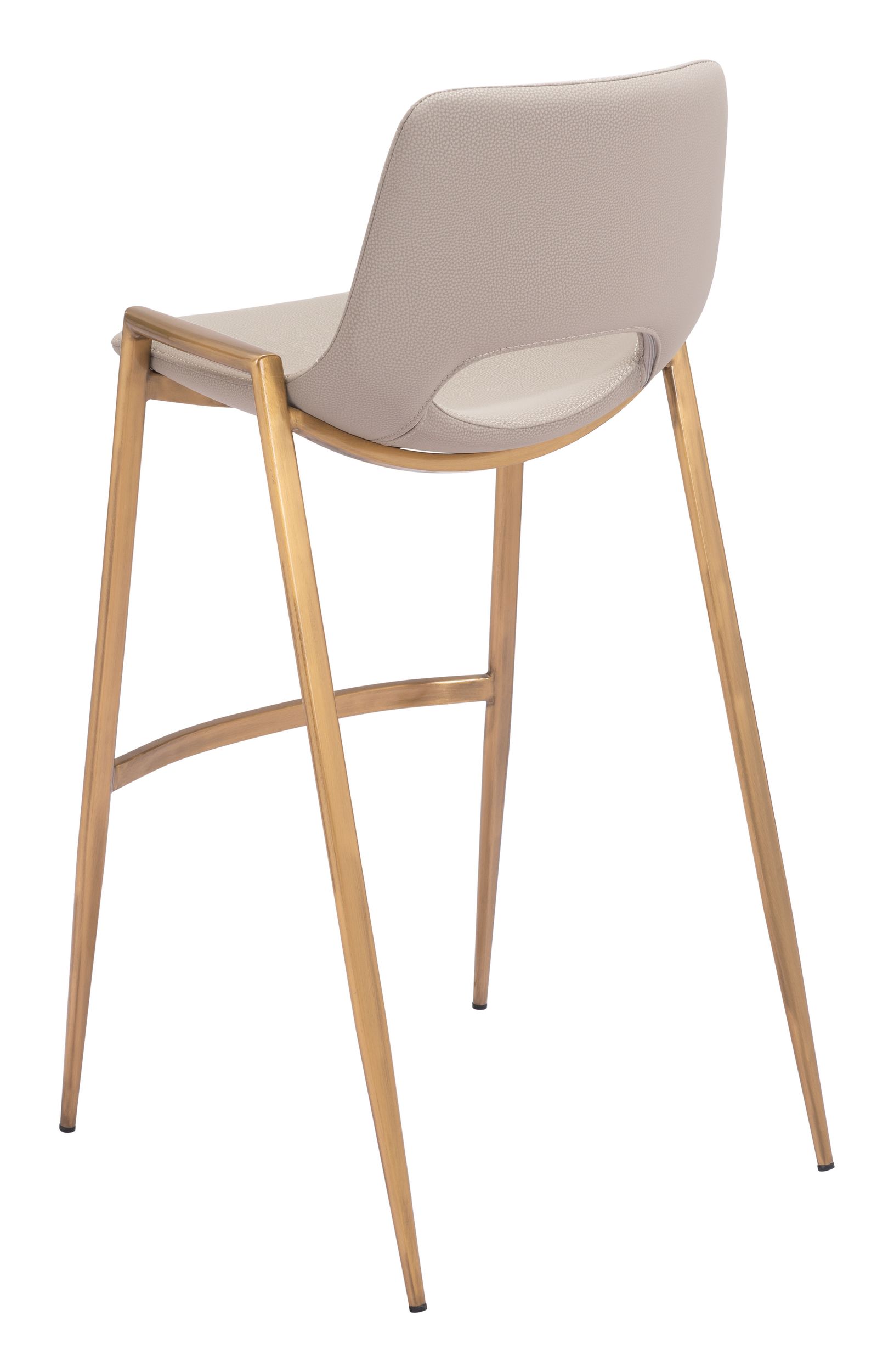 Desi Faux Leather/Steel Barstool