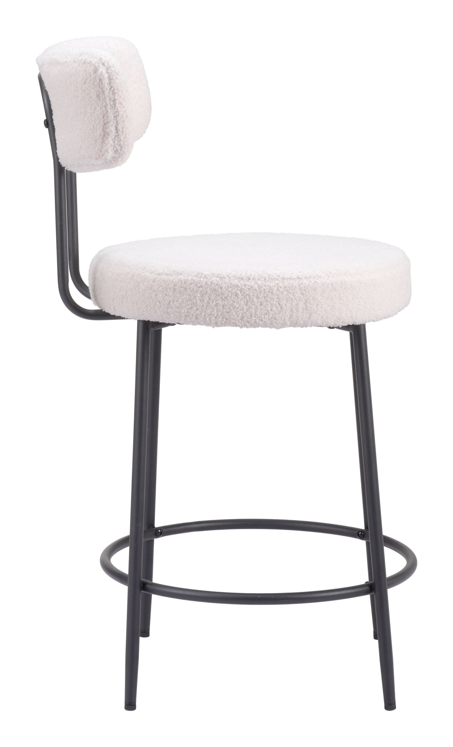 Blanca Polyester/Steel Counter Stool