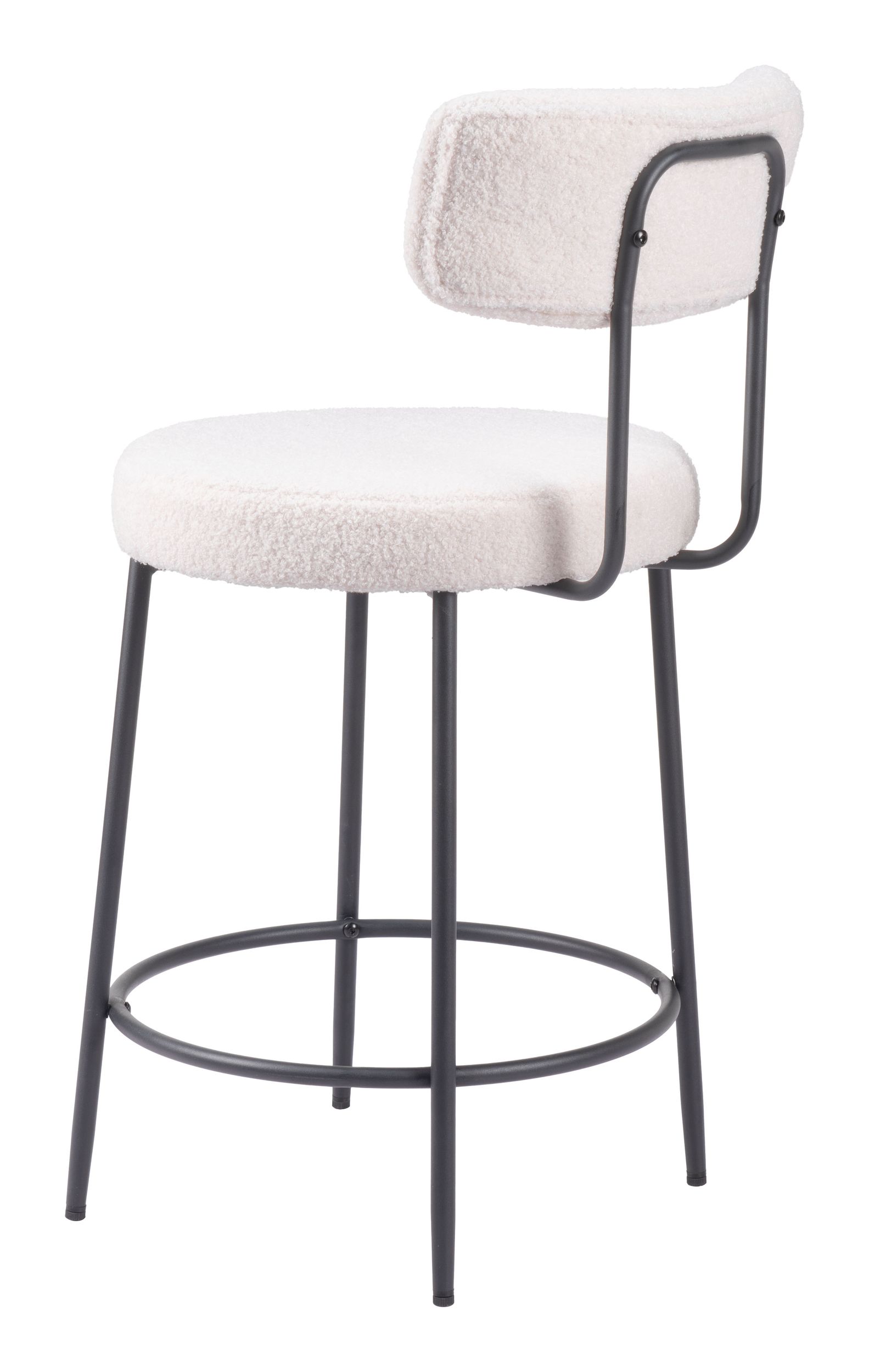 Blanca Polyester/Steel Counter Stool