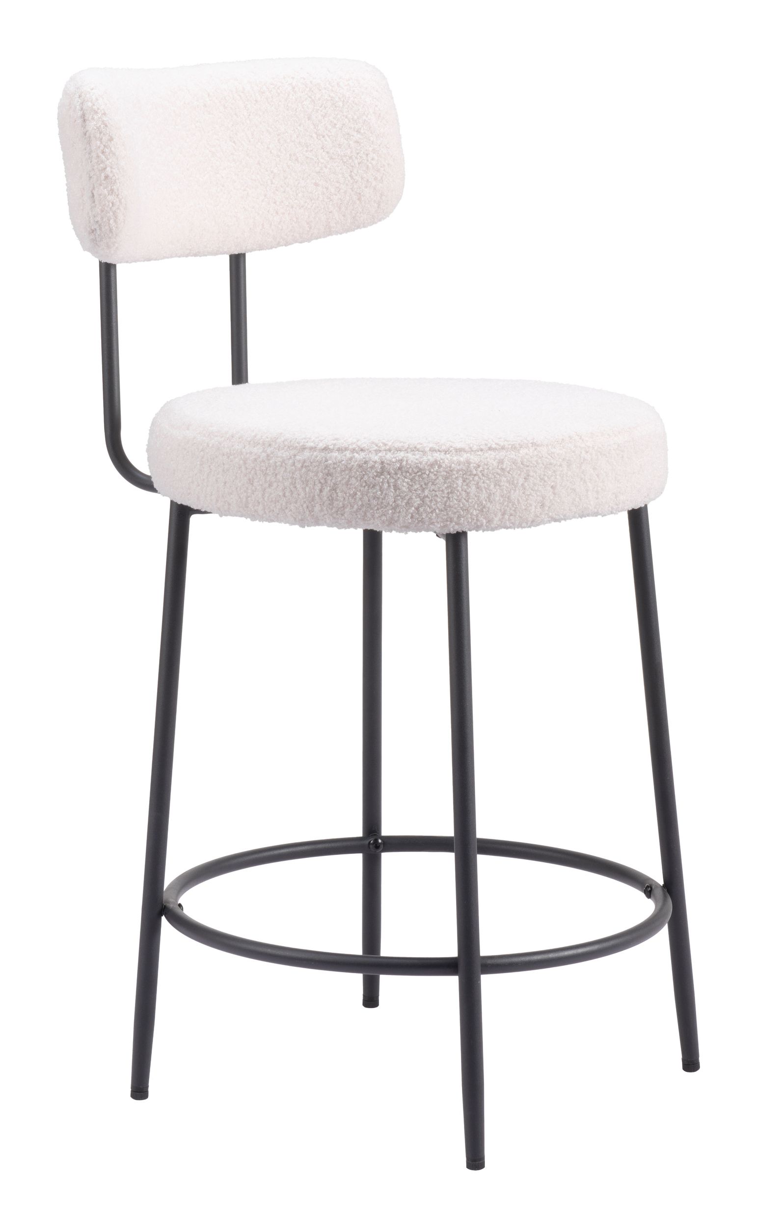 Blanca Polyester/Steel Counter Stool
