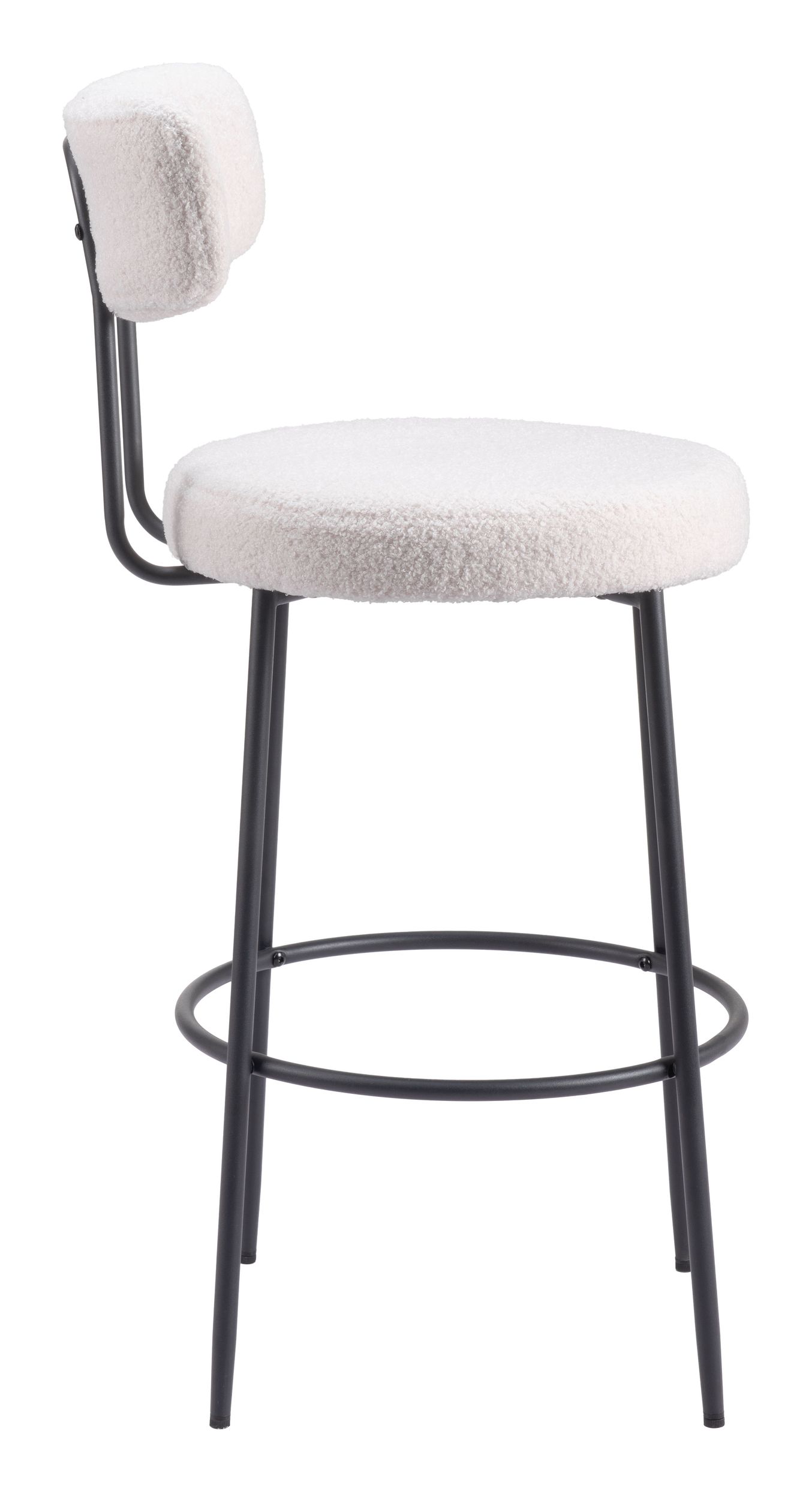 Blanca Polyester/Steel Barstool