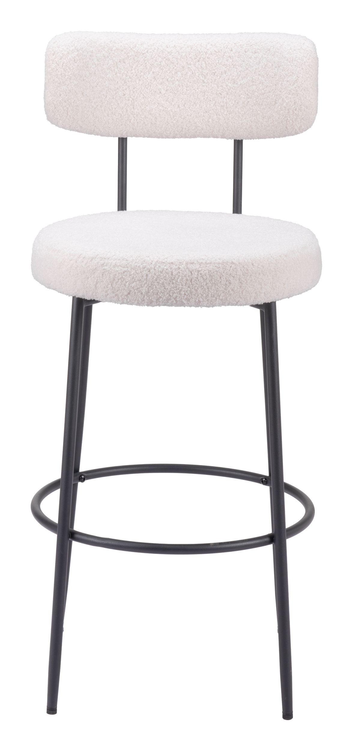 Blanca Polyester/Steel Barstool