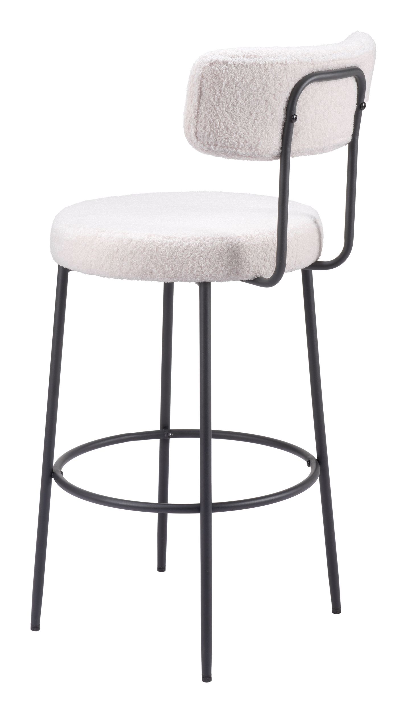 Blanca Polyester/Steel Barstool
