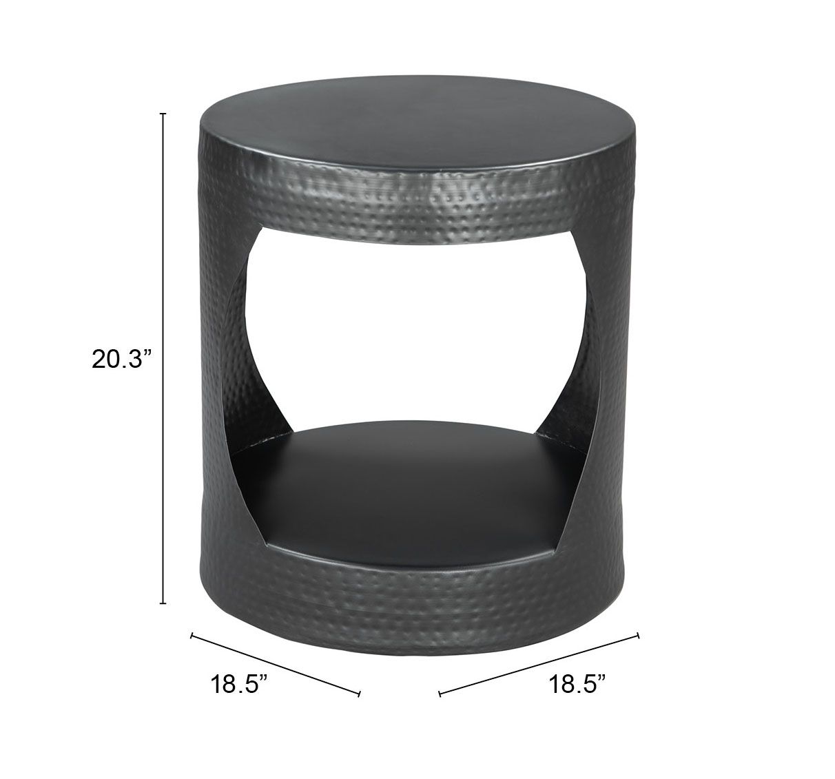 Nuuk Round Iron Side Table