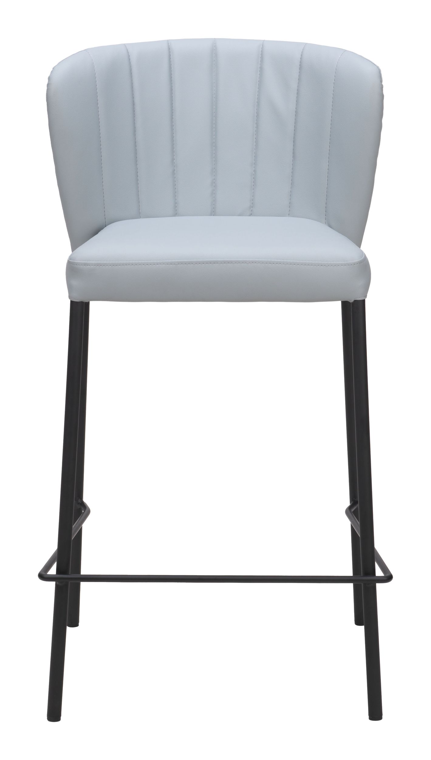 Linz Faux Leather/Steel Counter Stool