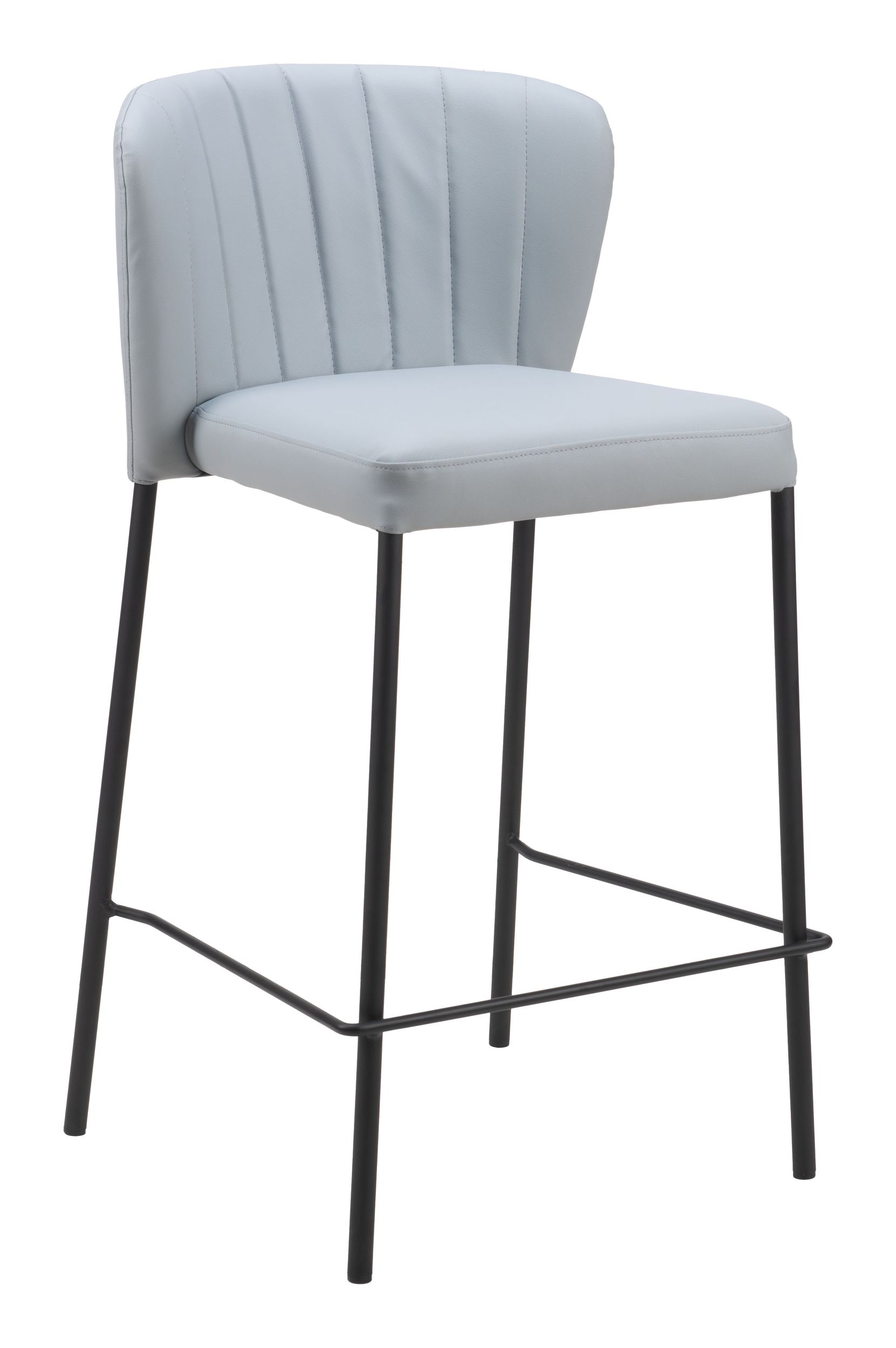 Linz Faux Leather/Steel Counter Stool