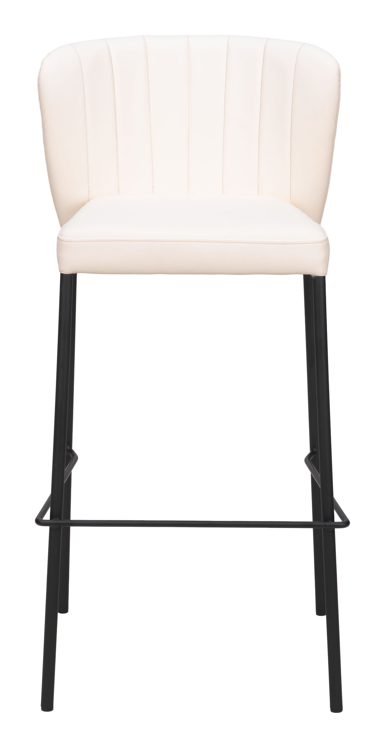 Linz Faux Leather/Steel Barstool