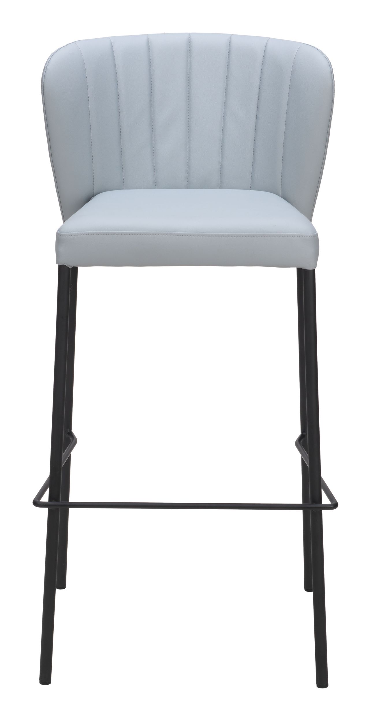 Linz Faux Leather/Steel Barstool