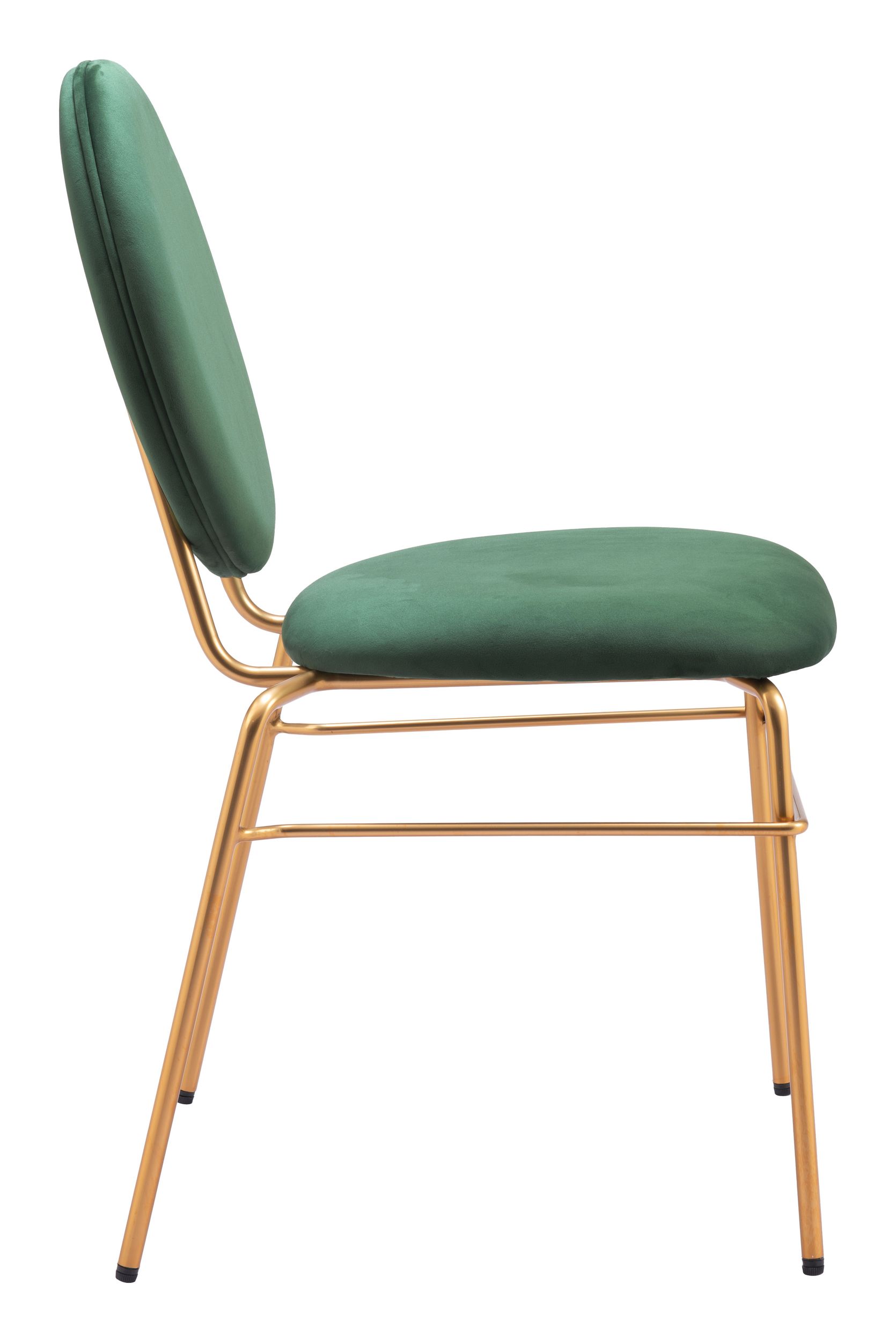 Odessa Velvet/Steel Dining Chair