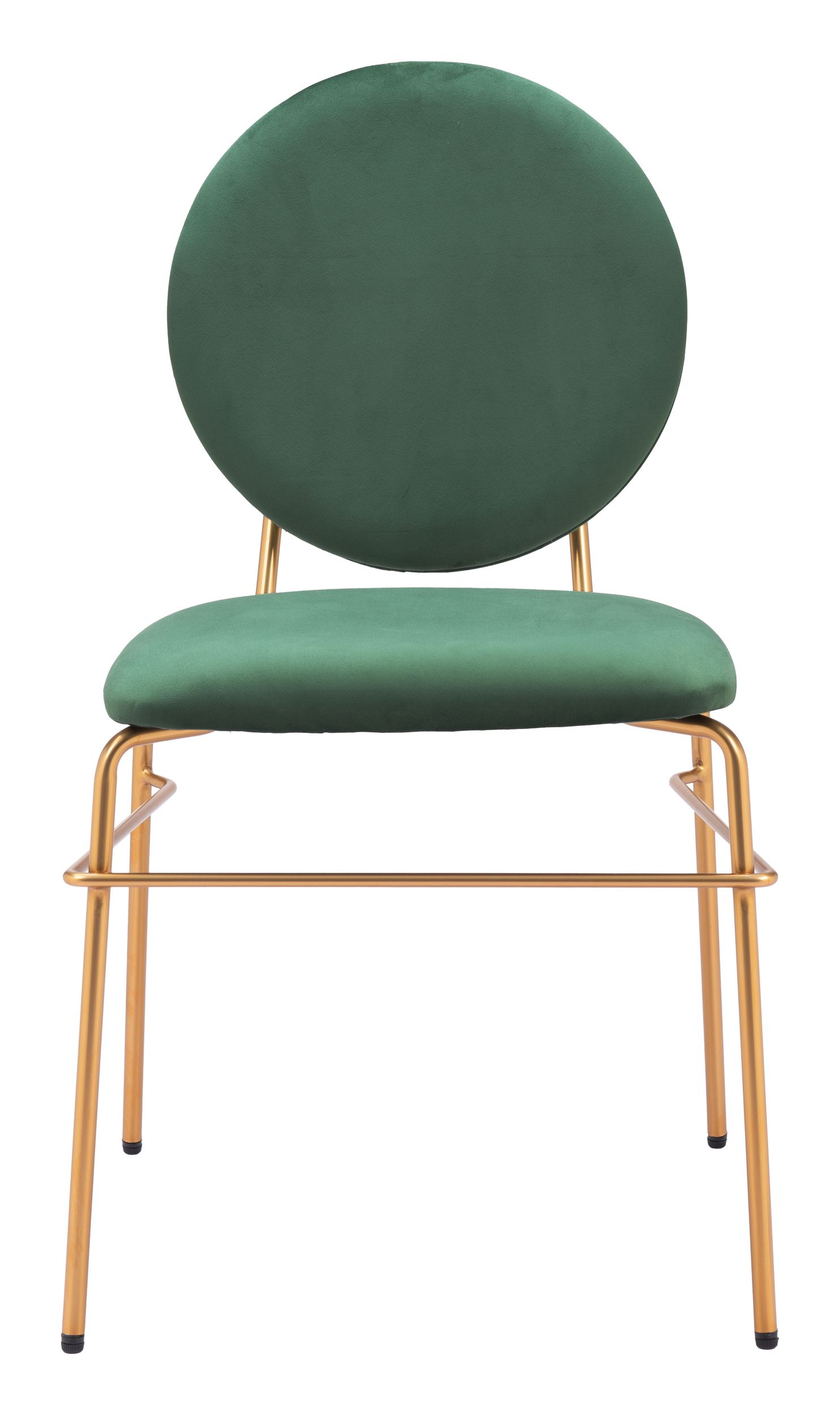 Odessa Velvet/Steel Dining Chair