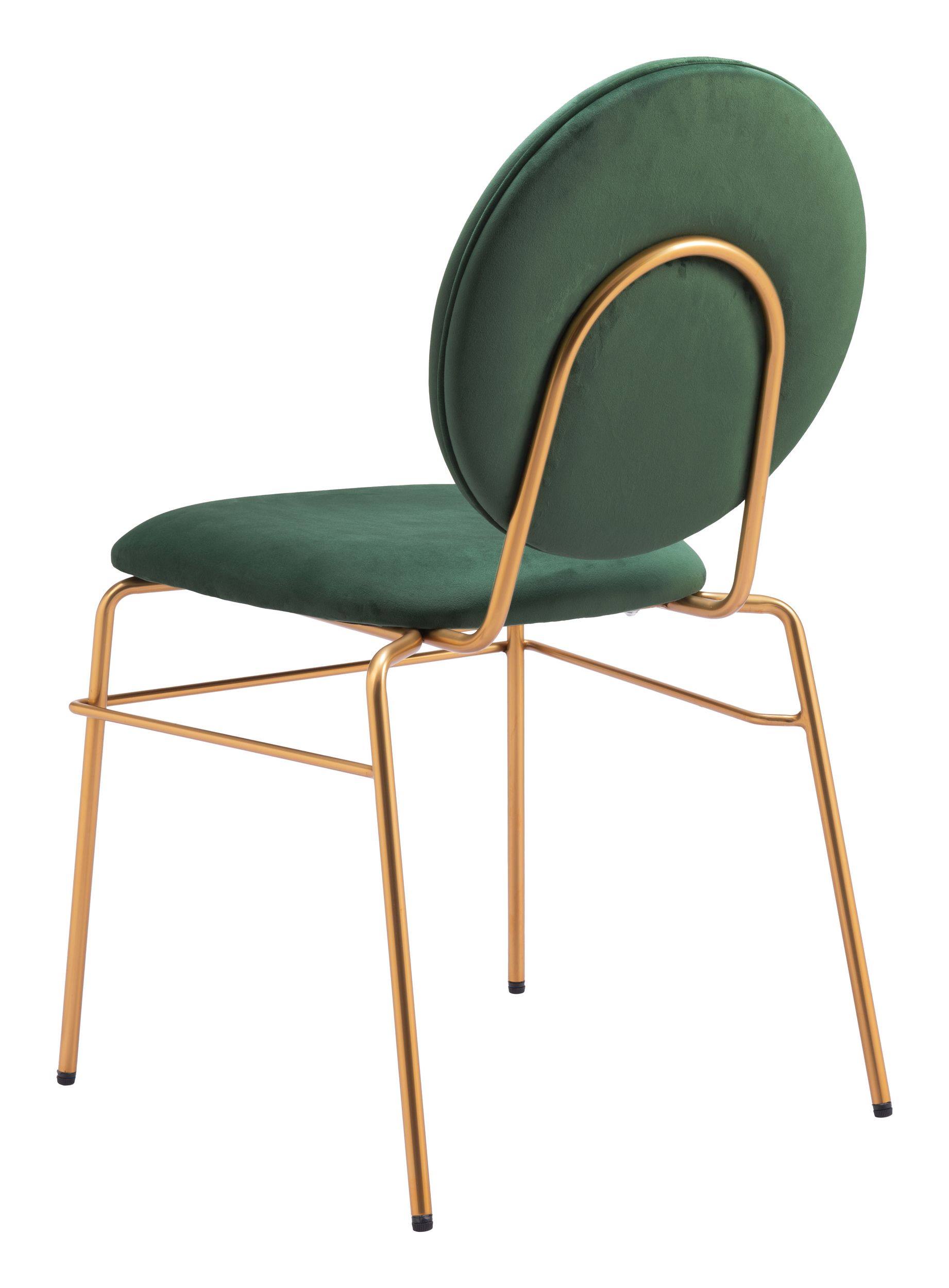 Odessa Velvet/Steel Dining Chair