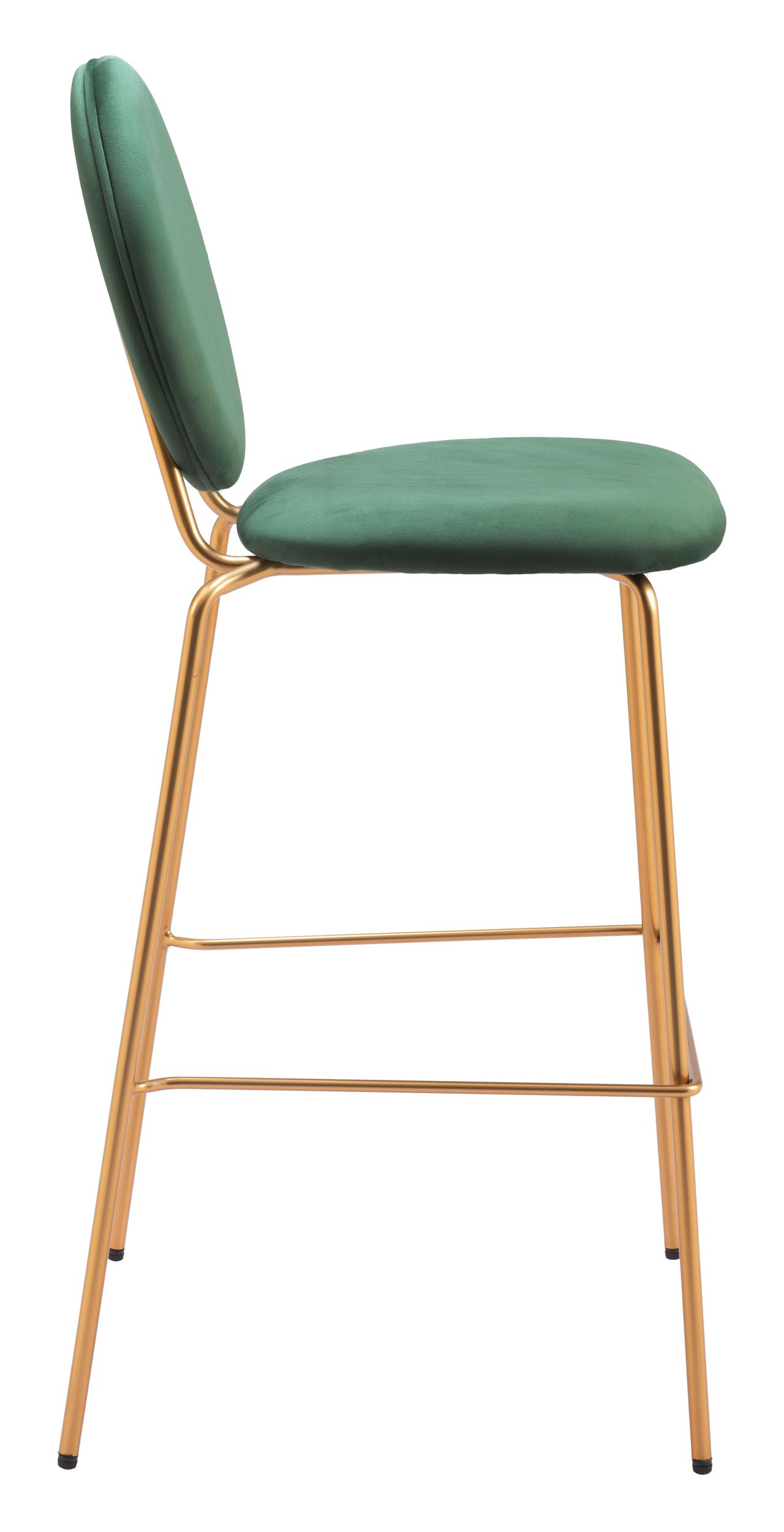 Odessa Velvet/Steel Barstool