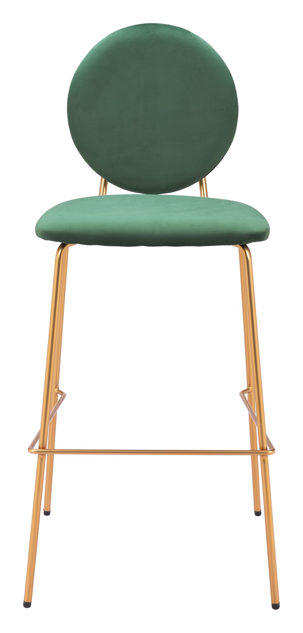 Odessa Velvet/Steel Barstool