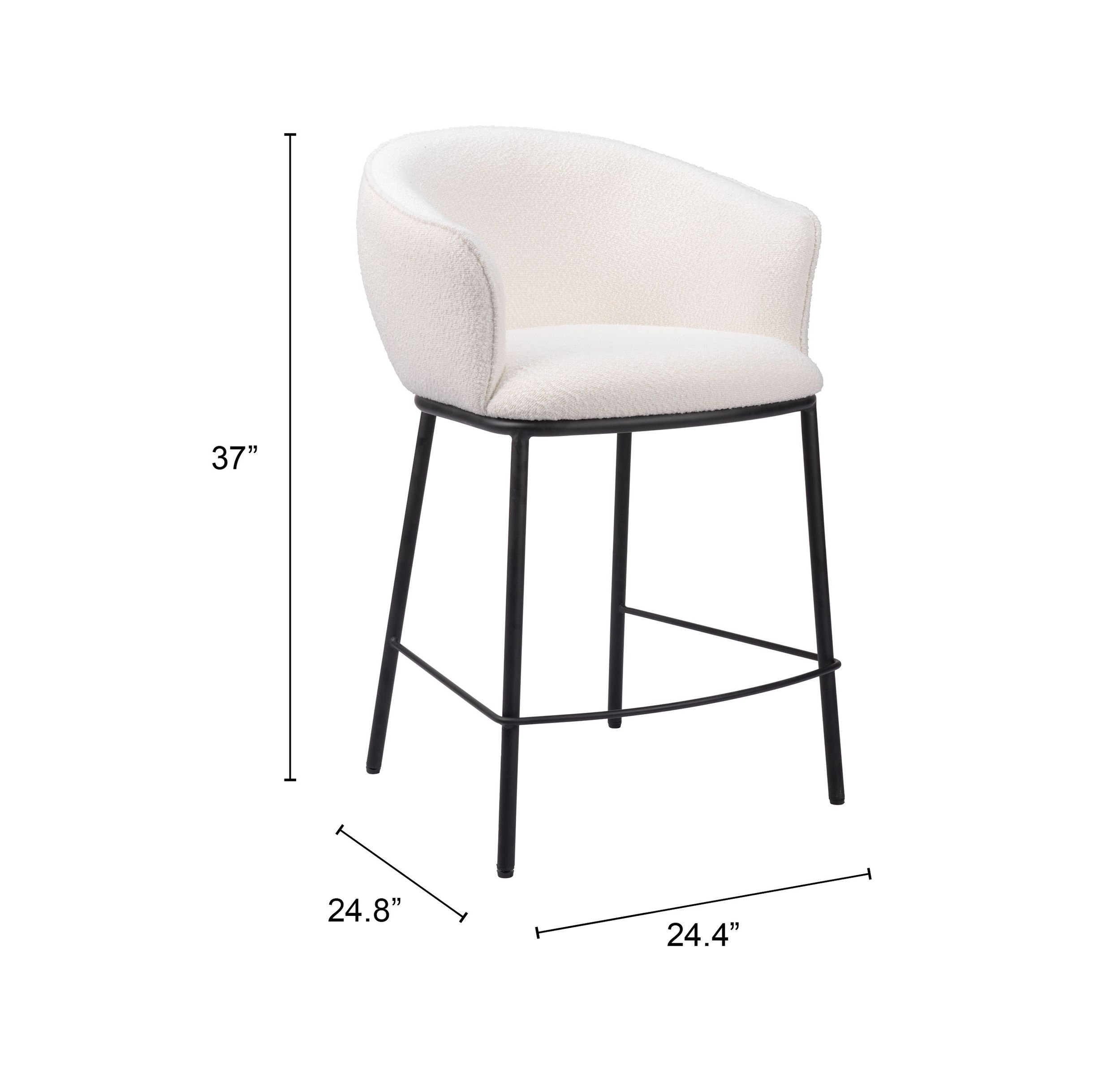 Essen Polyester/Steel Counter Stool